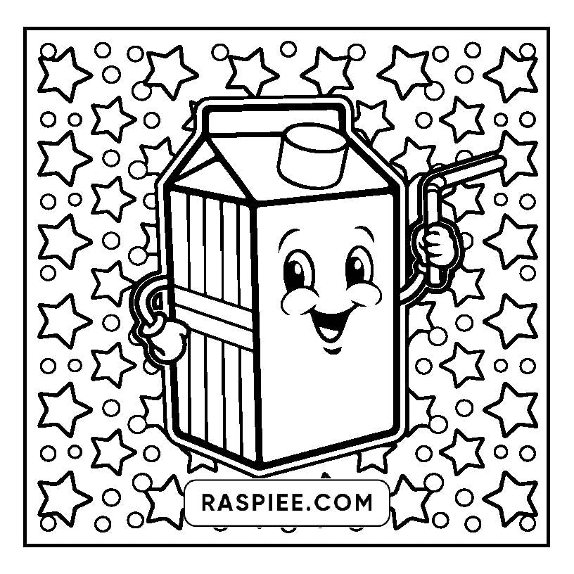 160 Bold and Easy Kawaii Food Coloring Pages