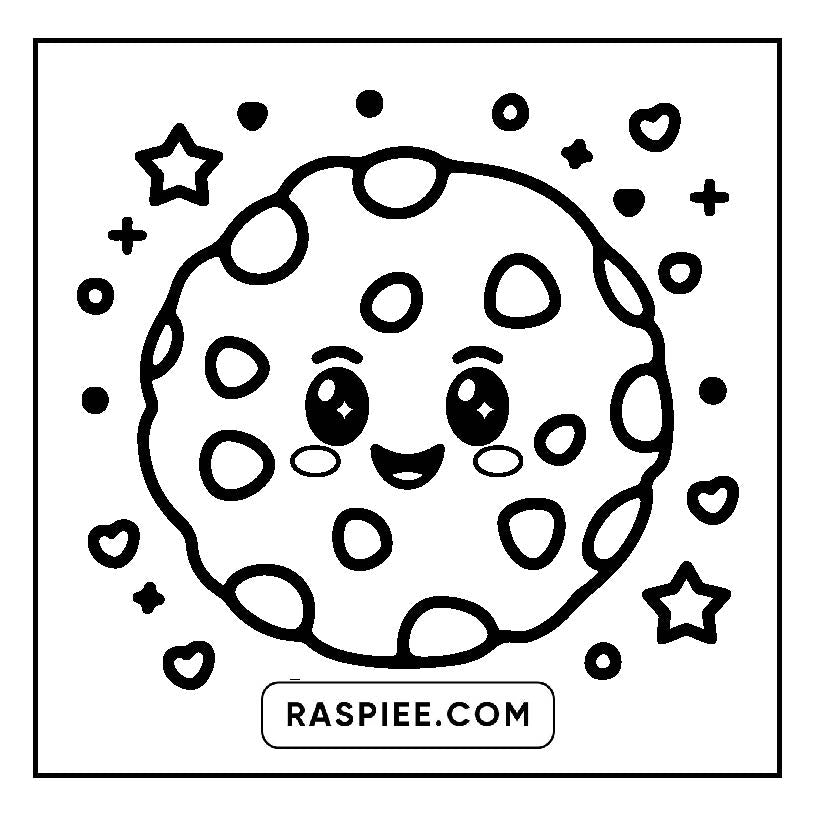 160 Bold and Easy Kawaii Food Coloring Pages
