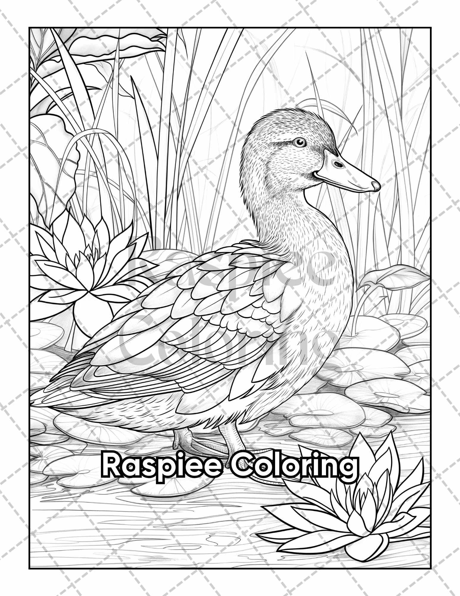 50 Country Farm Scenes Adult Coloring Pages Printable PDF Instant Download