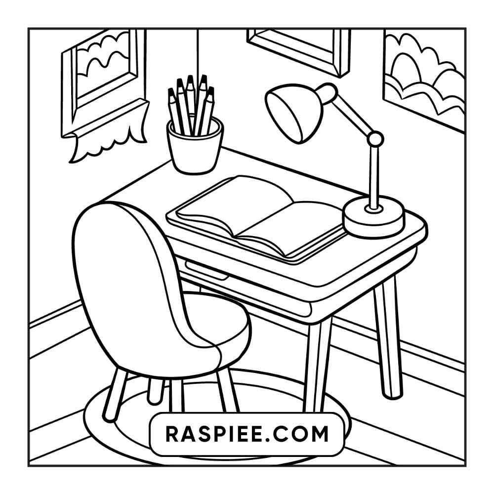 85 Bold and Easy Little Corner Coloring Pages Printable PDF Instant Download