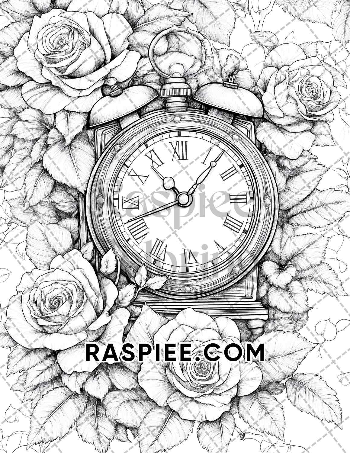 Fall Flowers Adult Coloring Pages Printable PDF Instant Download