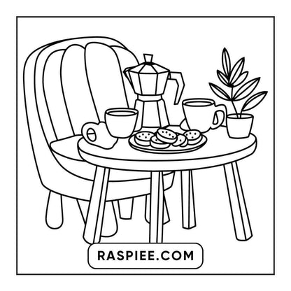 85 Bold and Easy Little Corner Coloring Pages Printable PDF Instant Download