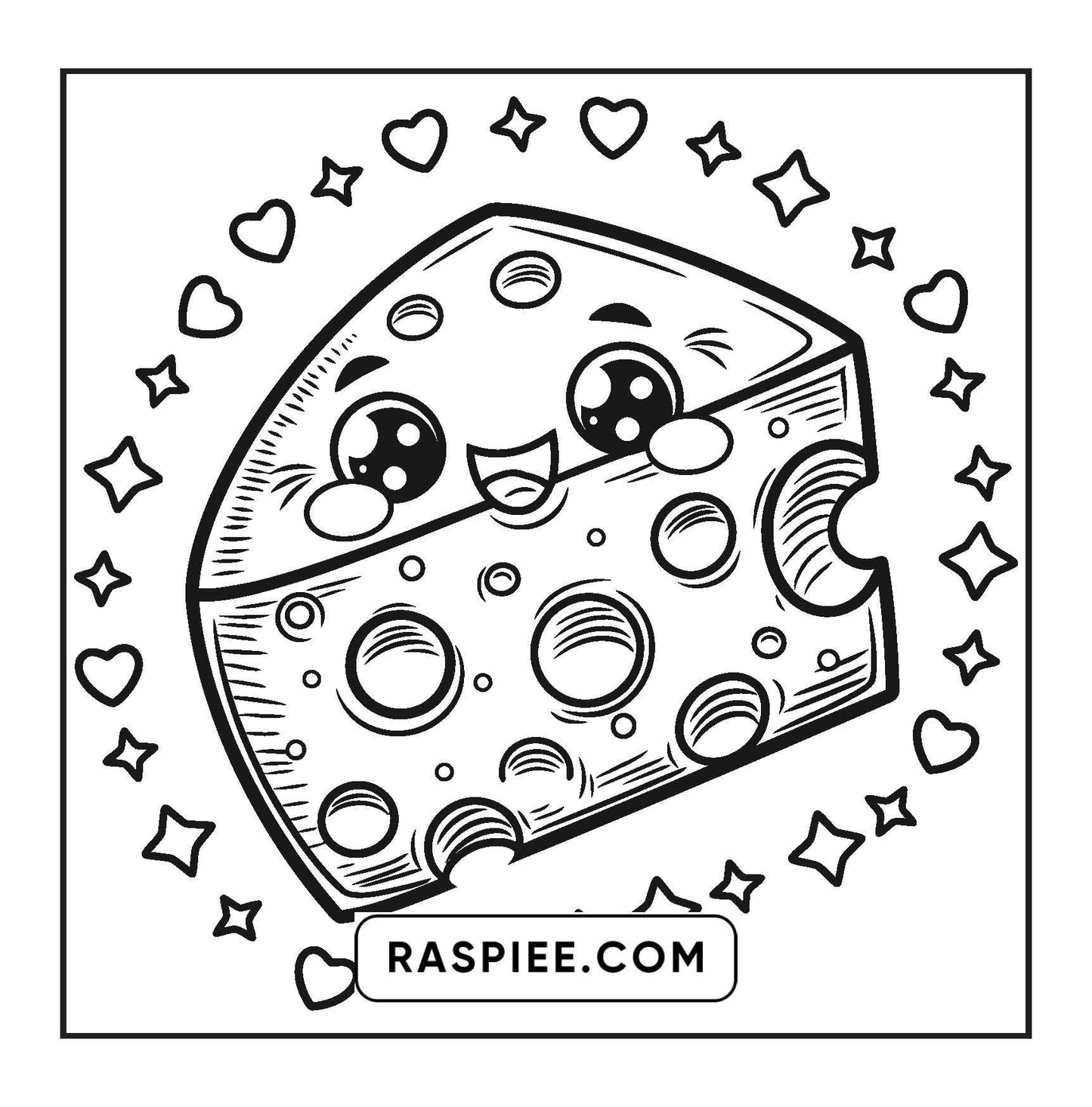 189 Bold and Easy Kawaii Food Coloring Pages