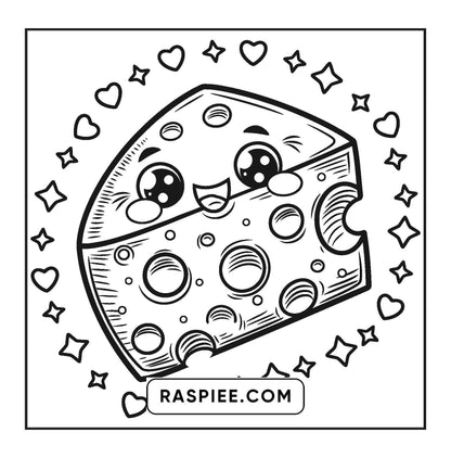 189 Bold and Easy Kawaii Food Coloring Pages