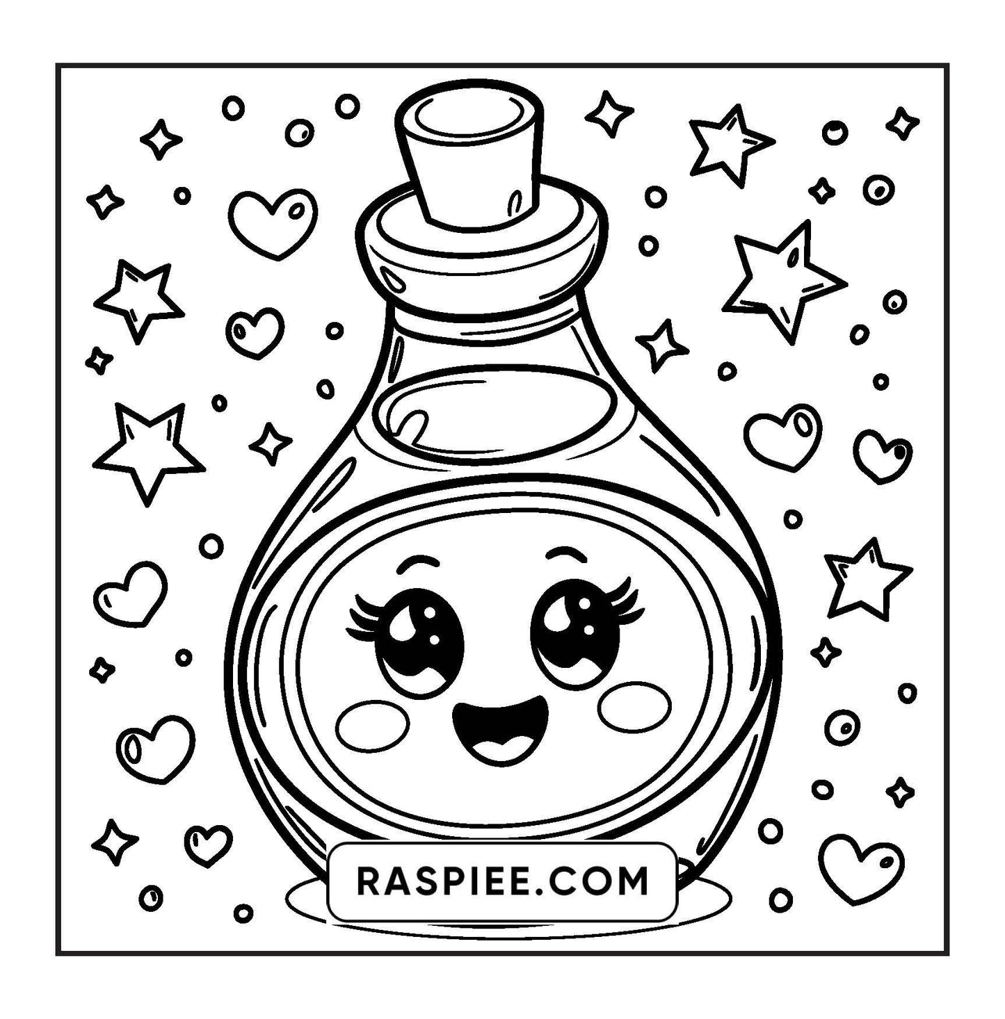 189 Bold and Easy Kawaii Food Coloring Pages