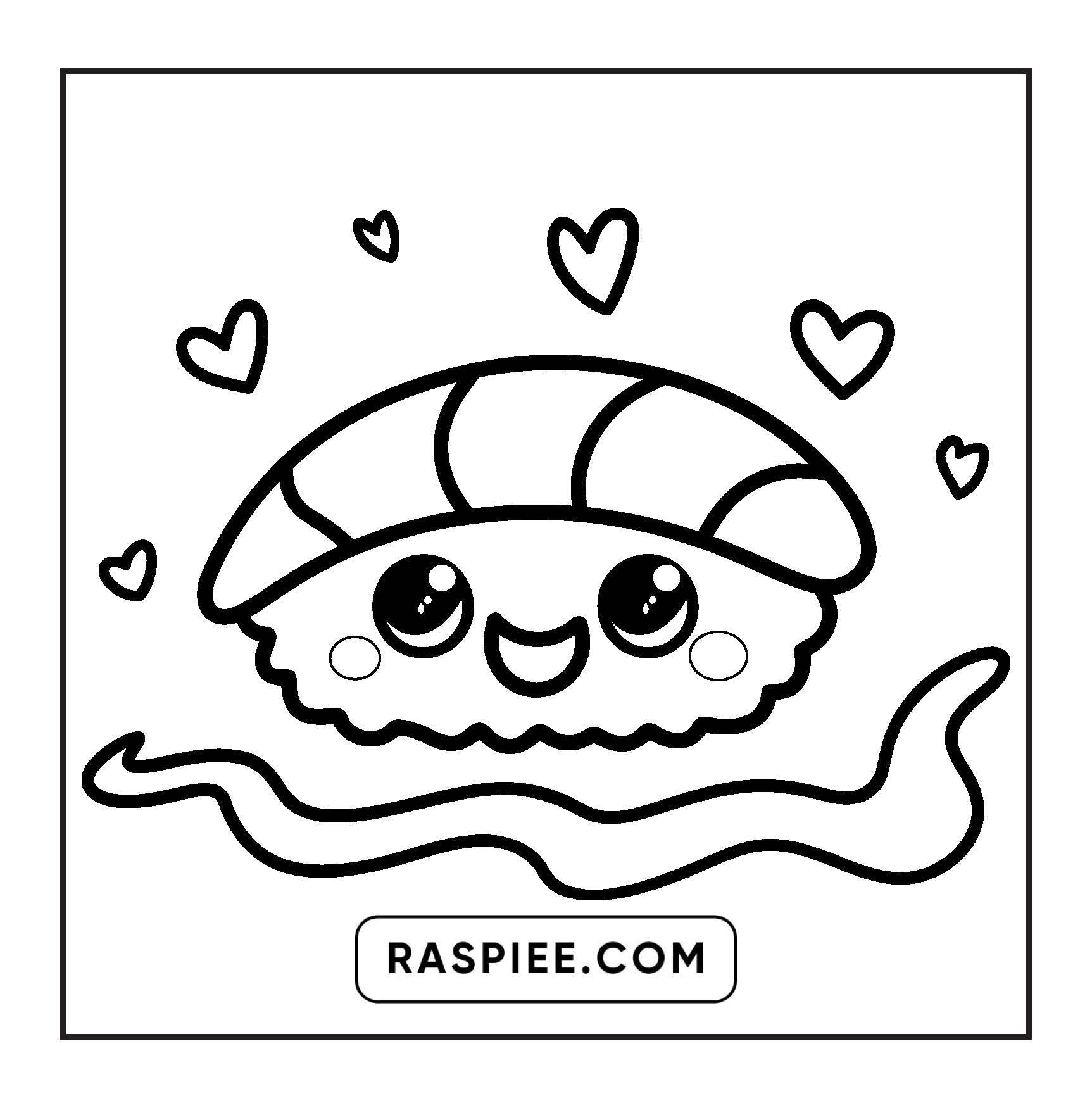 189 Bold and Easy Kawaii Food Coloring Pages