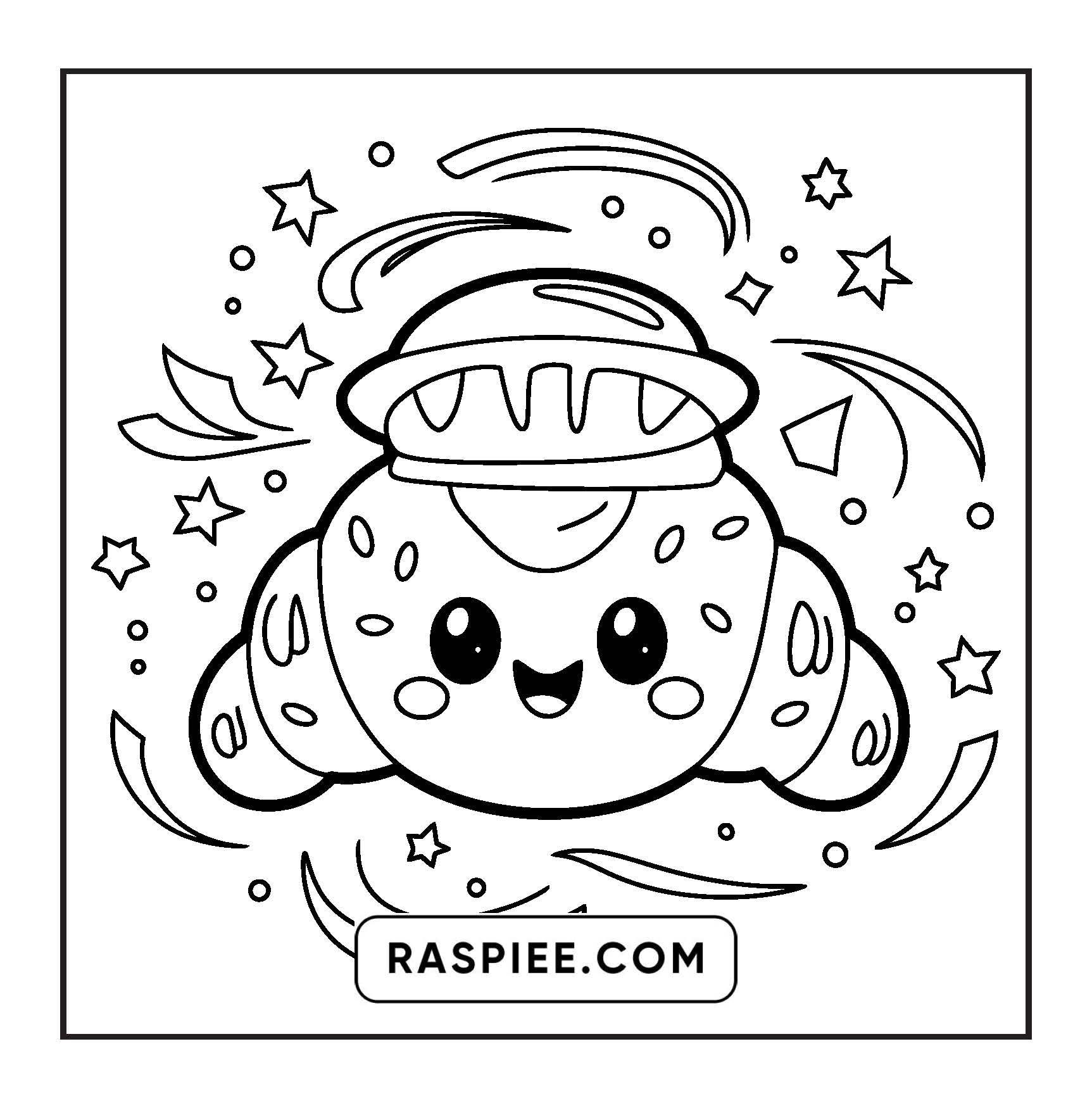 189 Bold and Easy Kawaii Food Coloring Pages