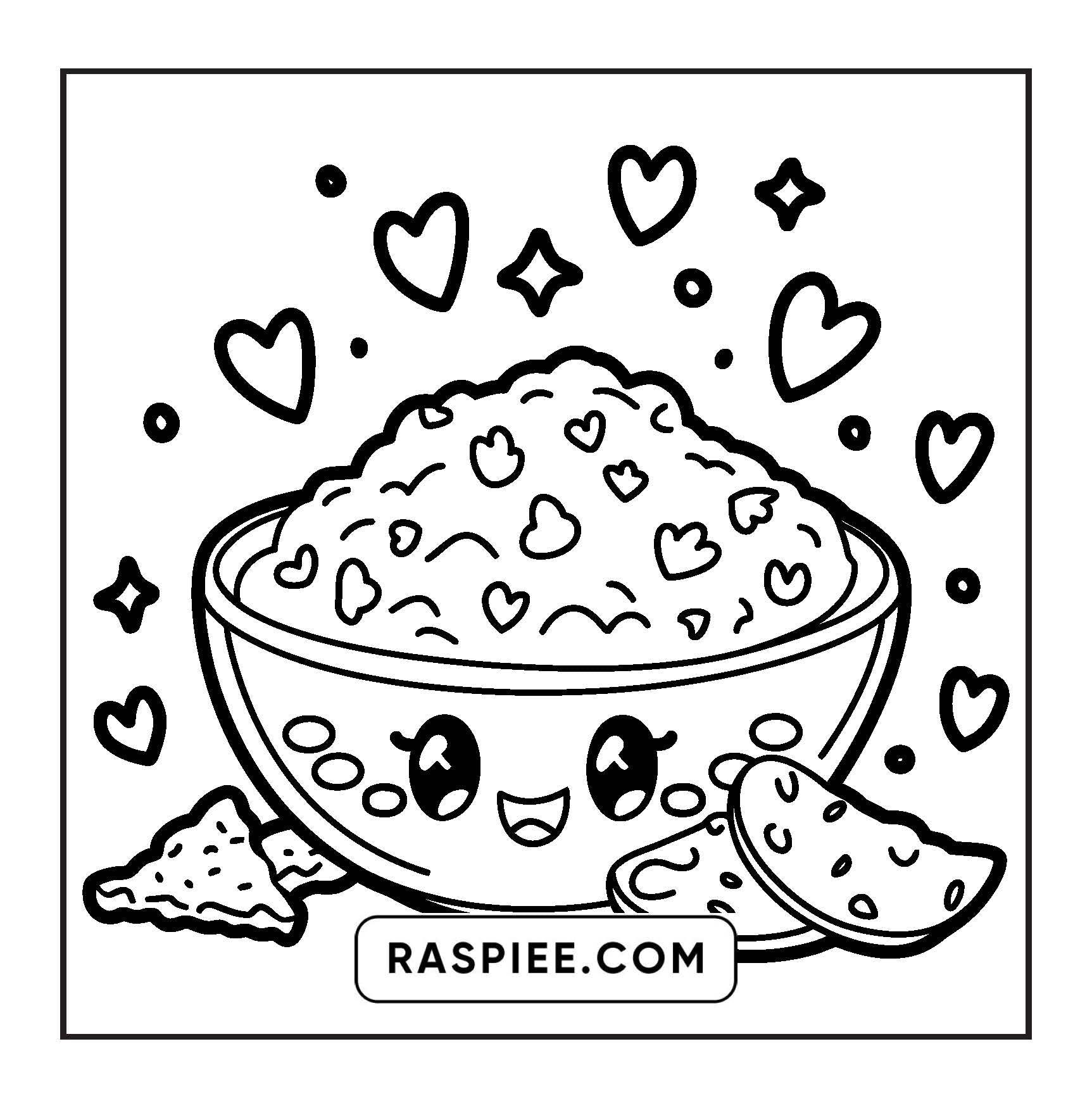 189 Bold and Easy Kawaii Food Coloring Pages