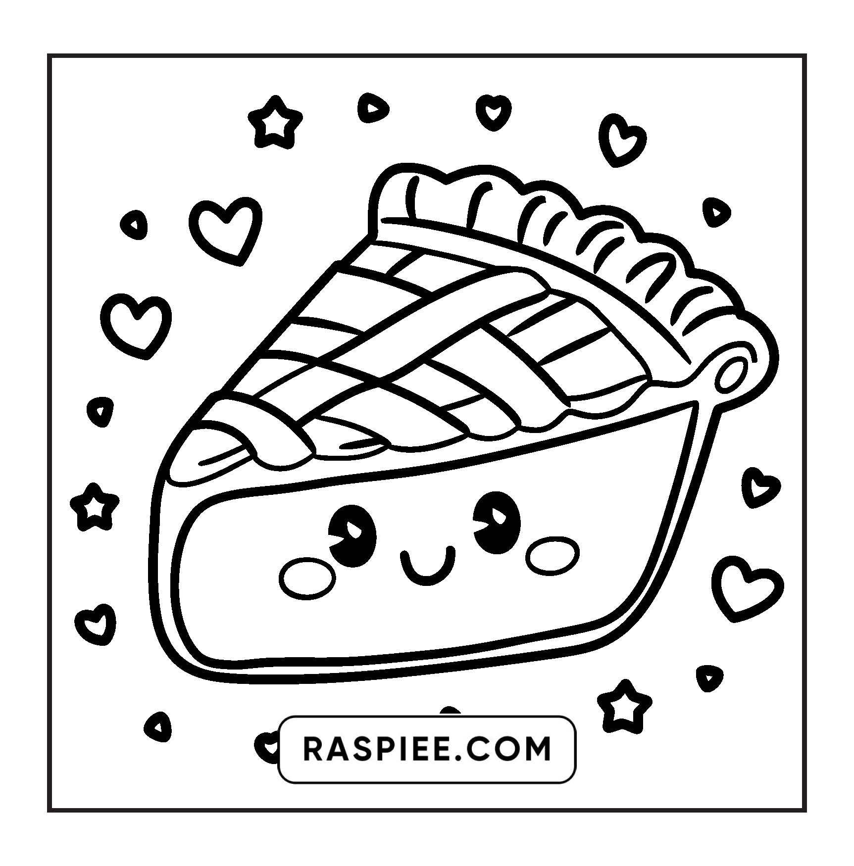189 Bold and Easy Kawaii Food Coloring Pages