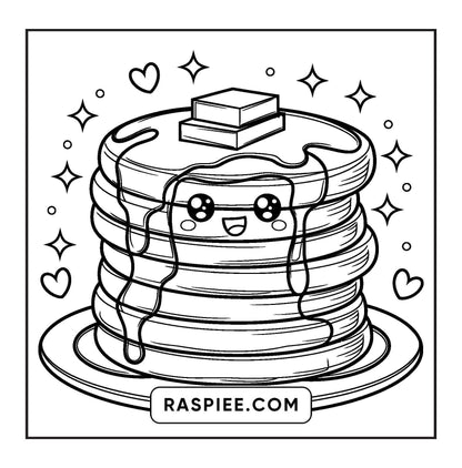 189 Bold and Easy Kawaii Food Coloring Pages