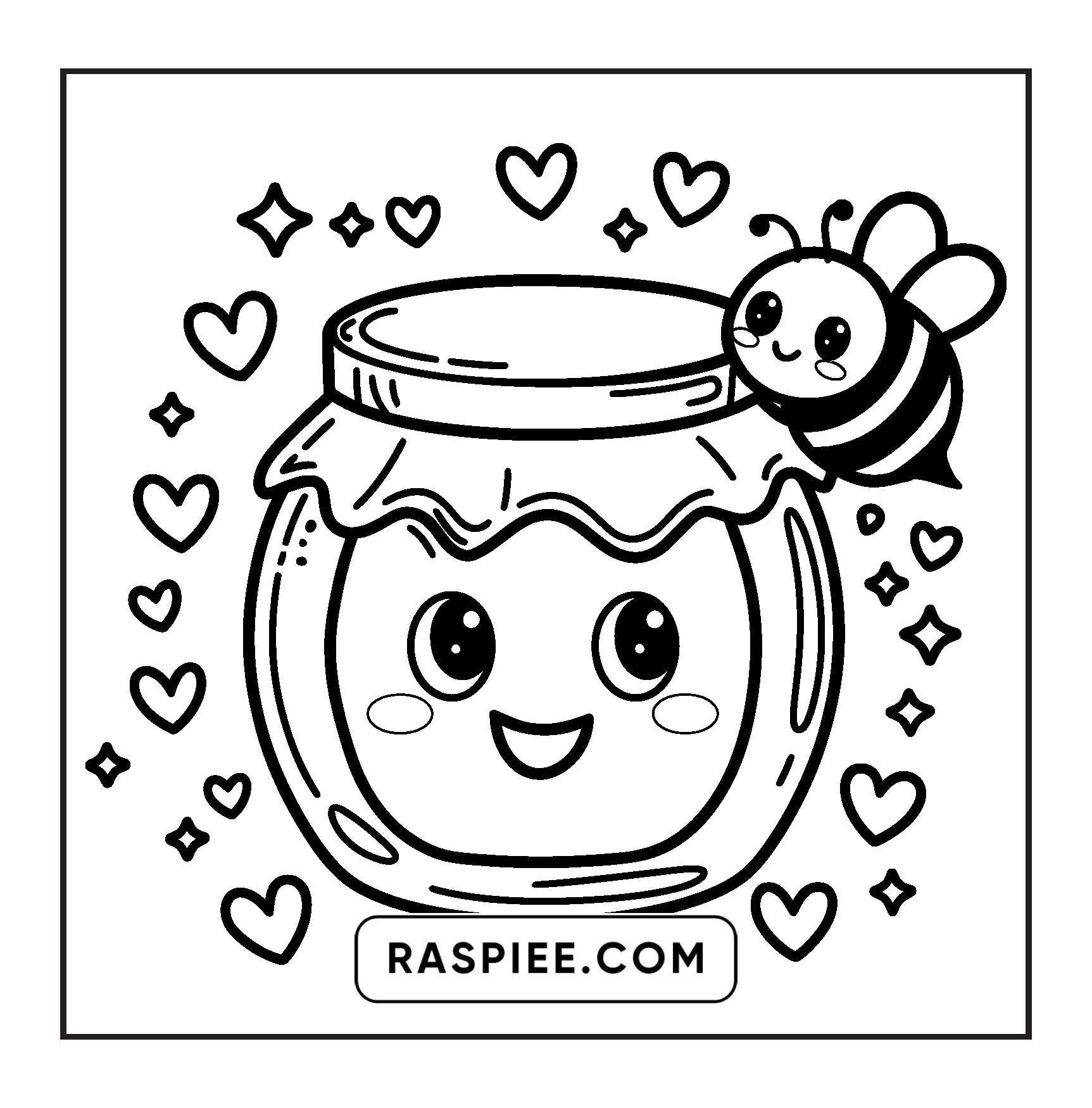 189 Bold and Easy Kawaii Food Coloring Pages
