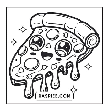 189 Bold and Easy Kawaii Food Coloring Pages