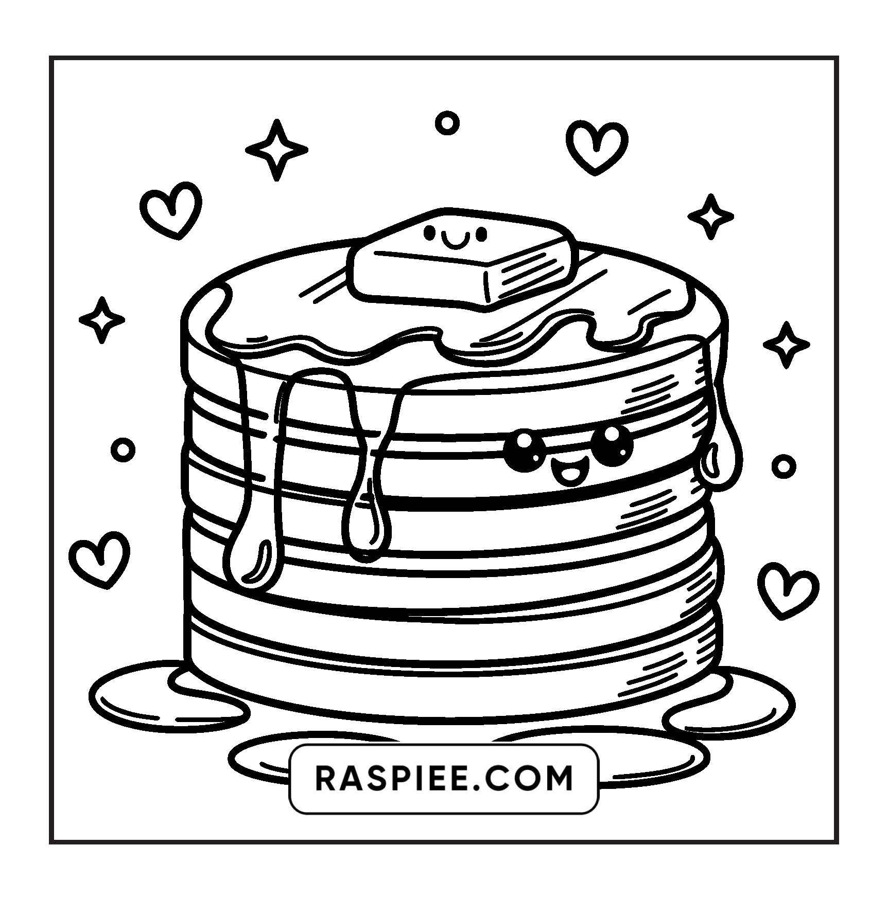 189 Bold and Easy Kawaii Food Coloring Pages