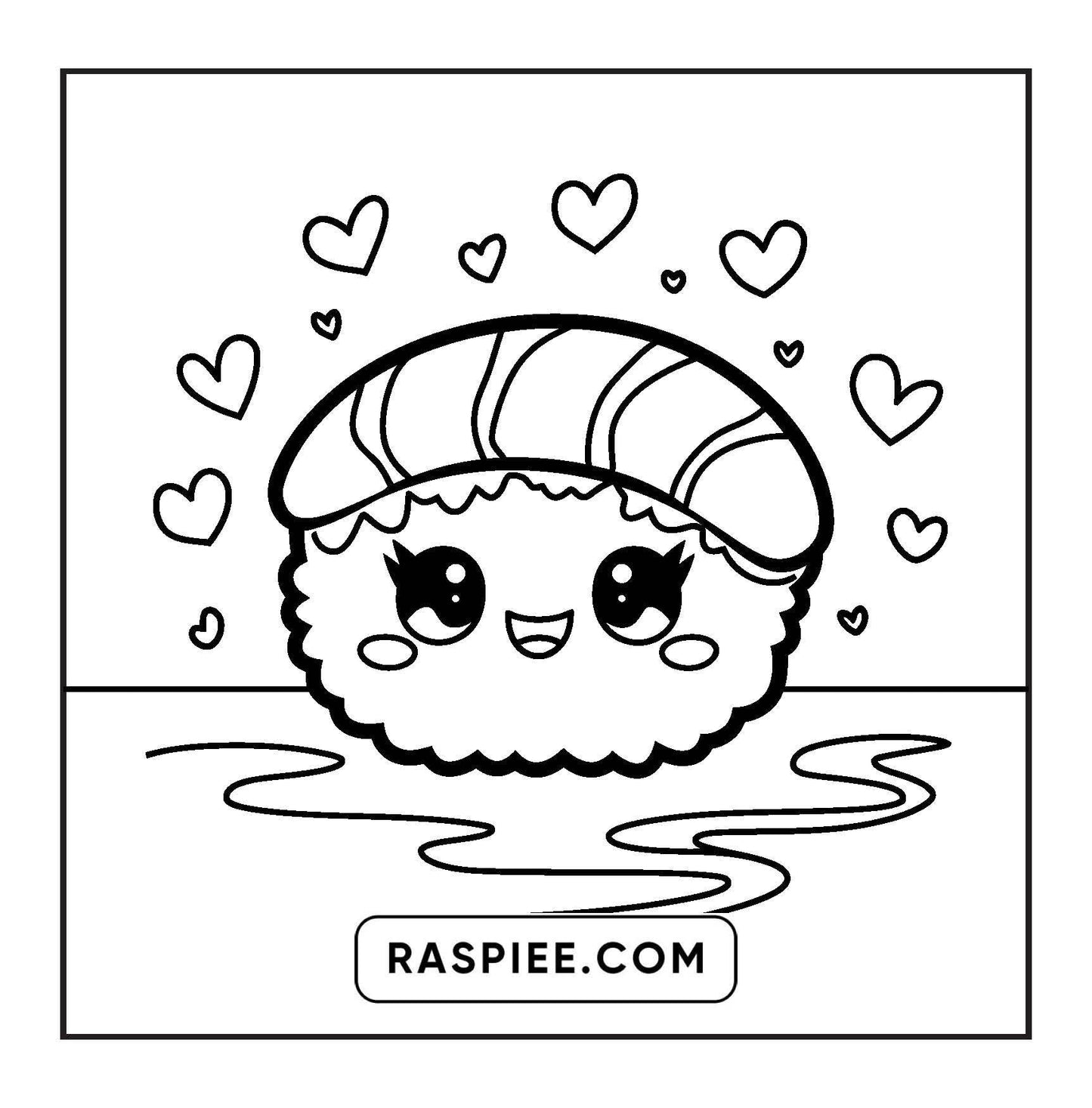 189 Bold and Easy Kawaii Food Coloring Pages
