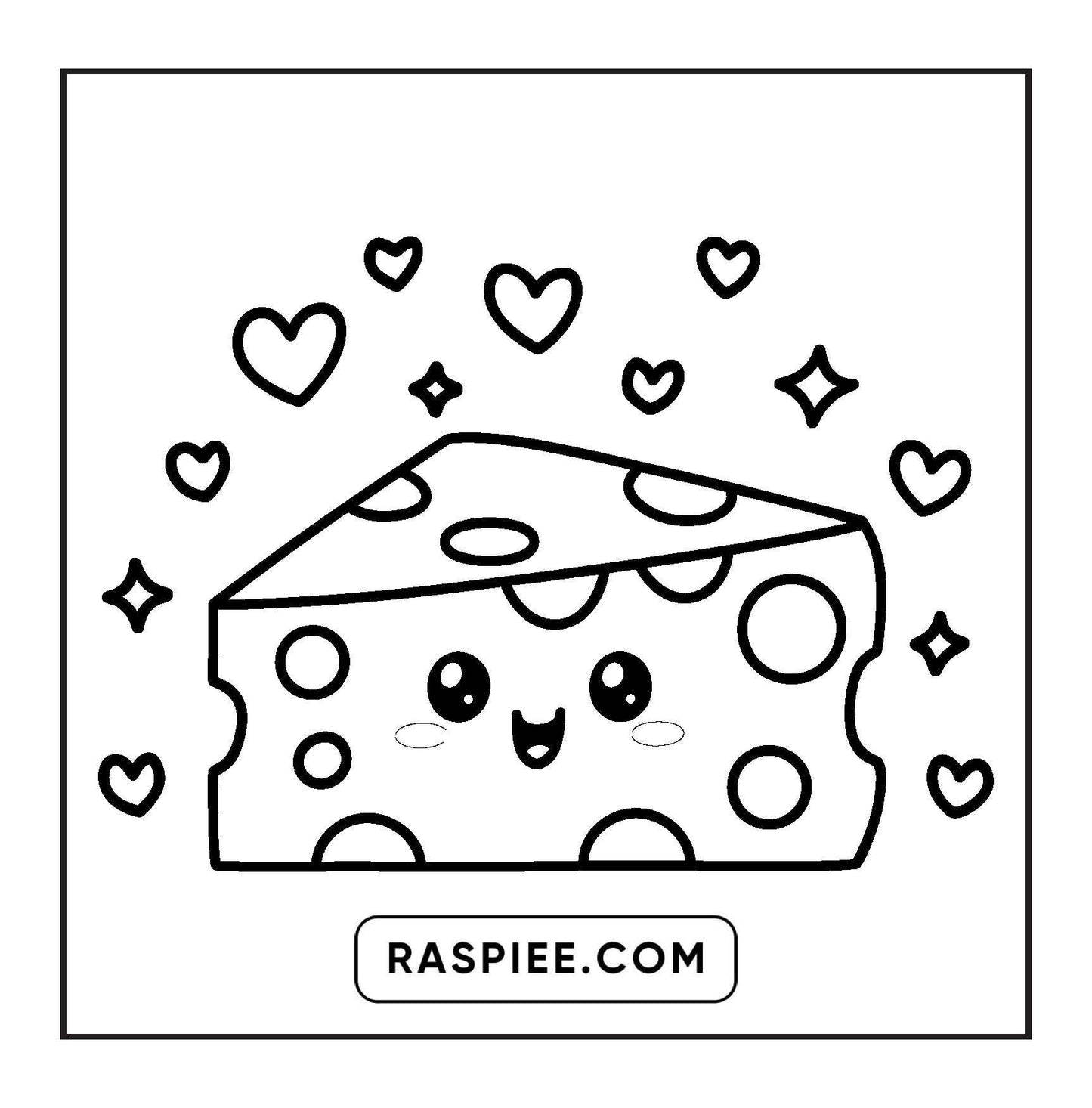 189 Bold and Easy Kawaii Food Coloring Pages