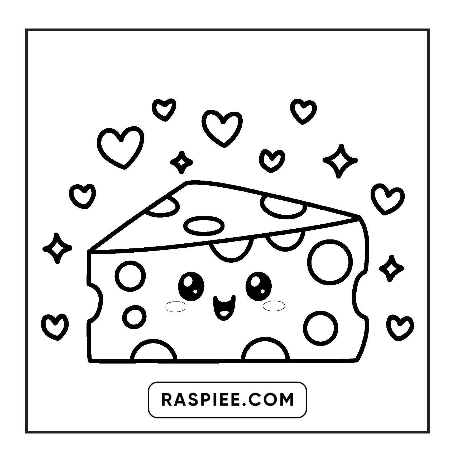 189 Bold and Easy Kawaii Food Coloring Pages