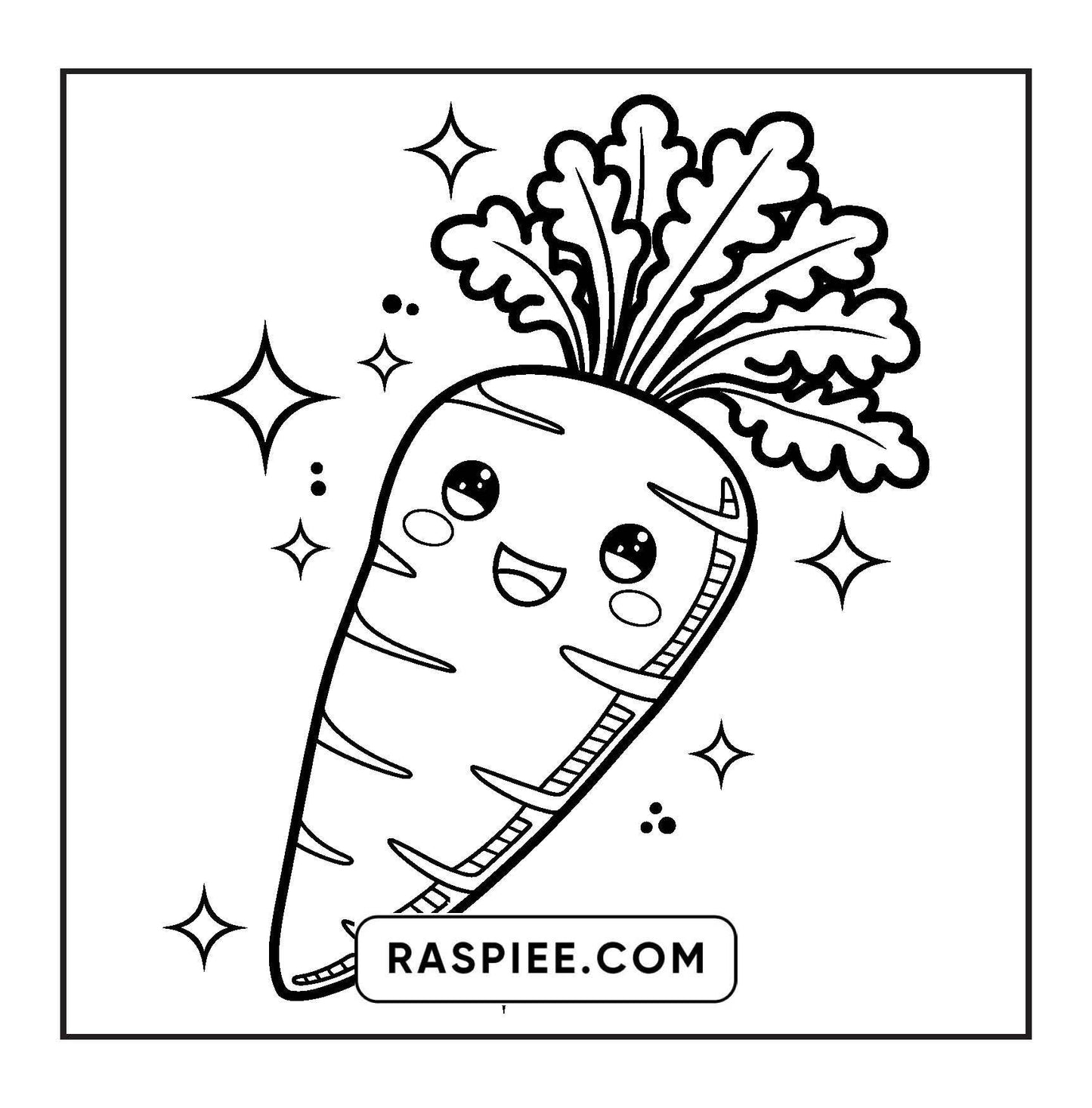 189 Bold and Easy Kawaii Food Coloring Pages