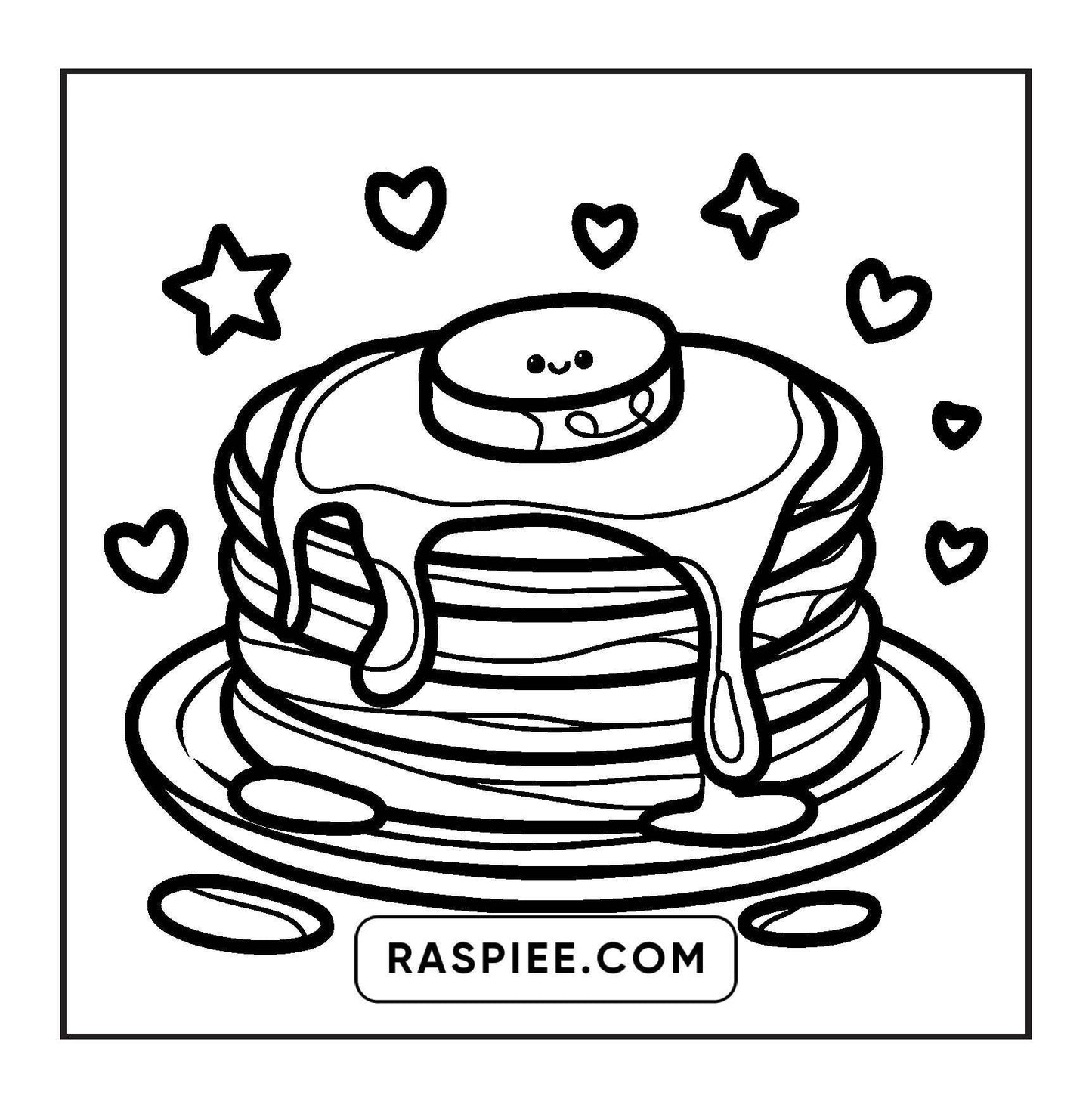 189 Bold and Easy Kawaii Food Coloring Pages