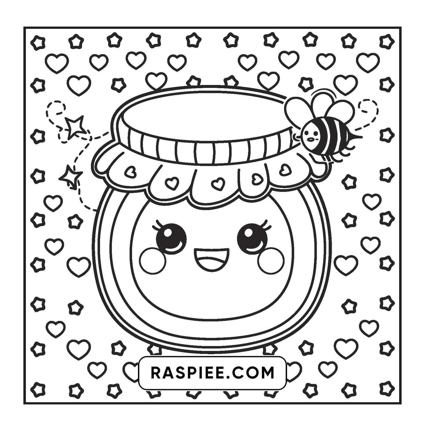 189 Bold and Easy Kawaii Food Coloring Pages