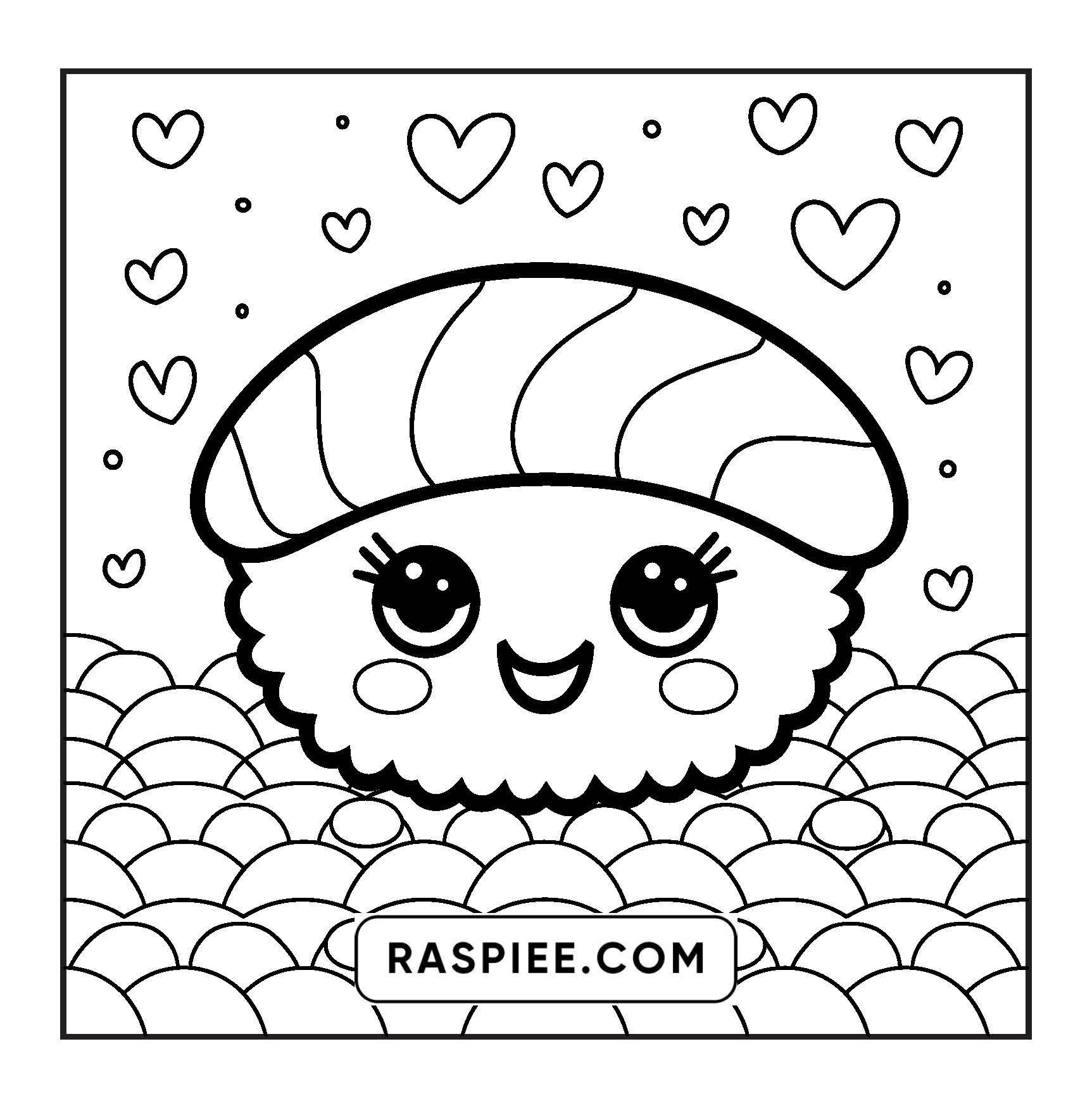 189 Bold and Easy Kawaii Food Coloring Pages