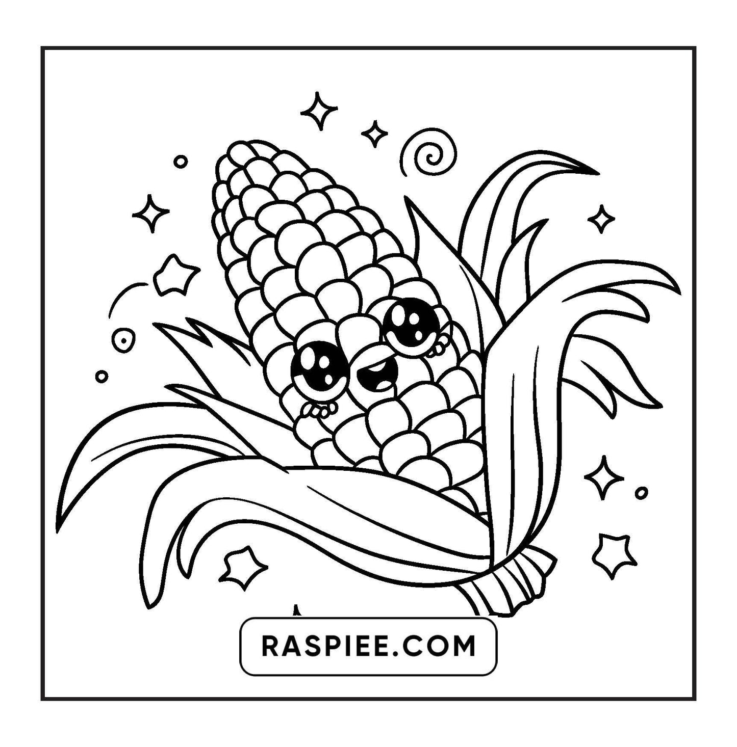 189 Bold and Easy Kawaii Food Coloring Pages