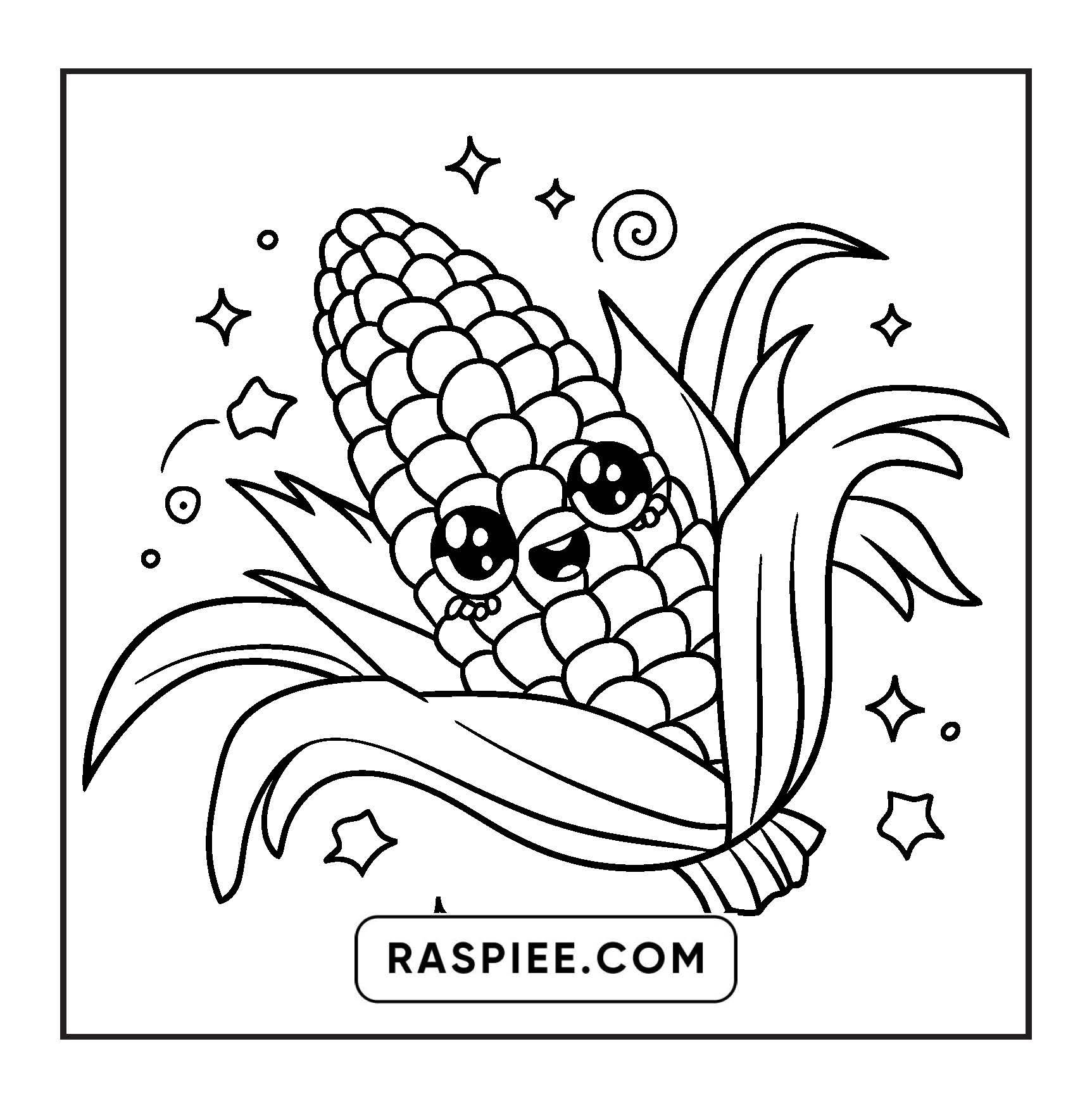 189 Bold and Easy Kawaii Food Coloring Pages