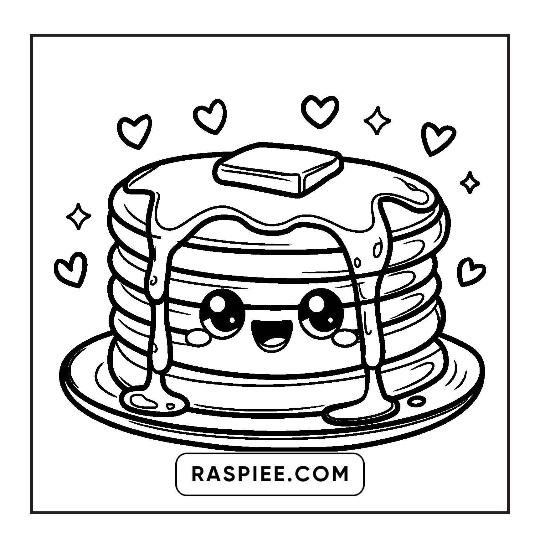 189 Bold and Easy Kawaii Food Coloring Pages