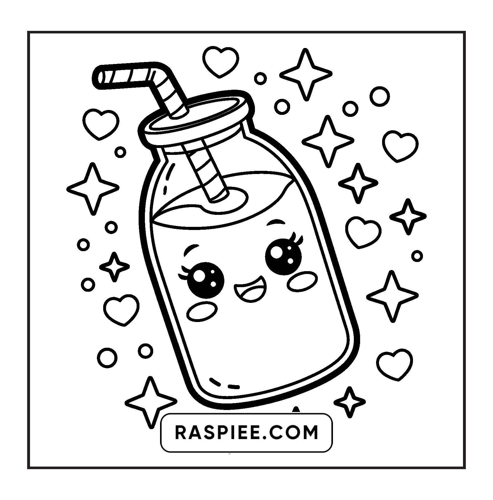 189 Bold and Easy Kawaii Food Coloring Pages