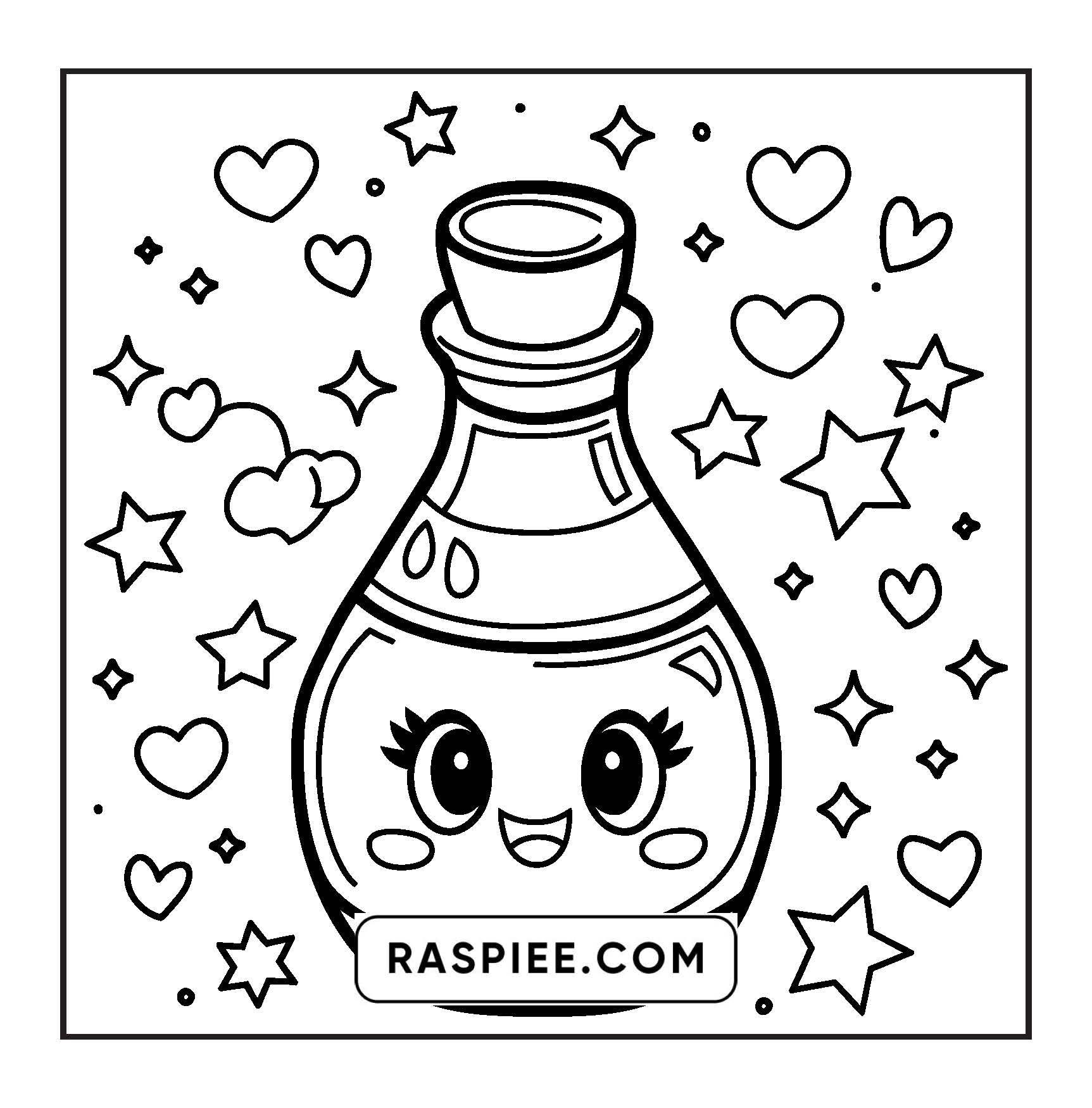 189 Bold and Easy Kawaii Food Coloring Pages