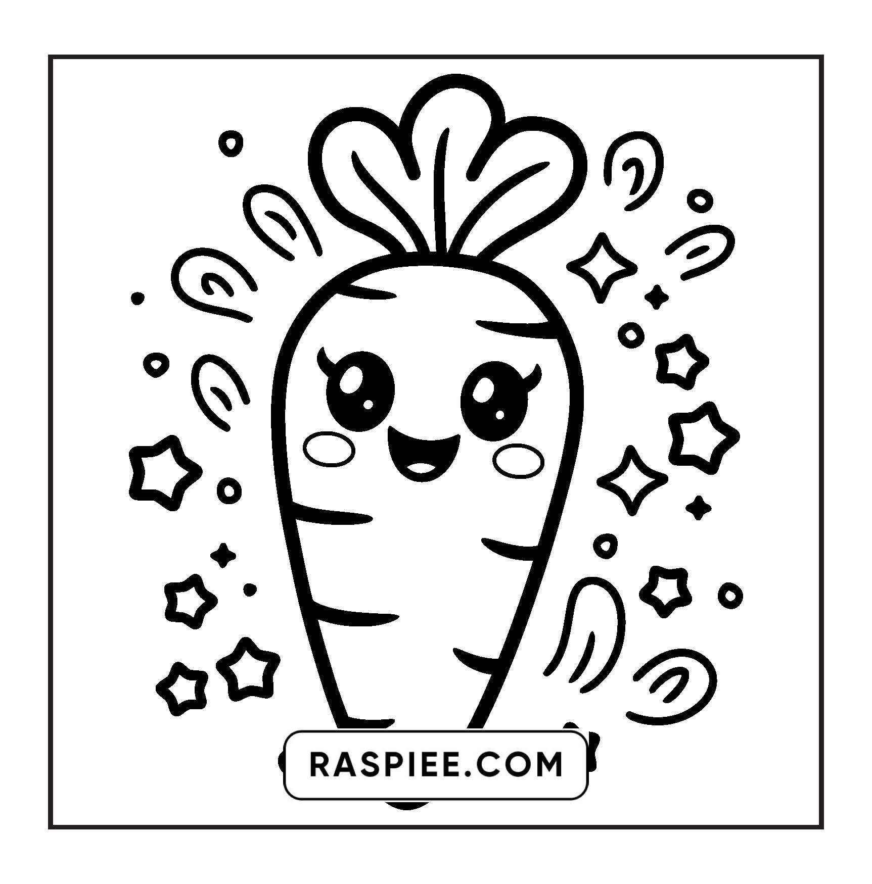 189 Bold and Easy Kawaii Food Coloring Pages