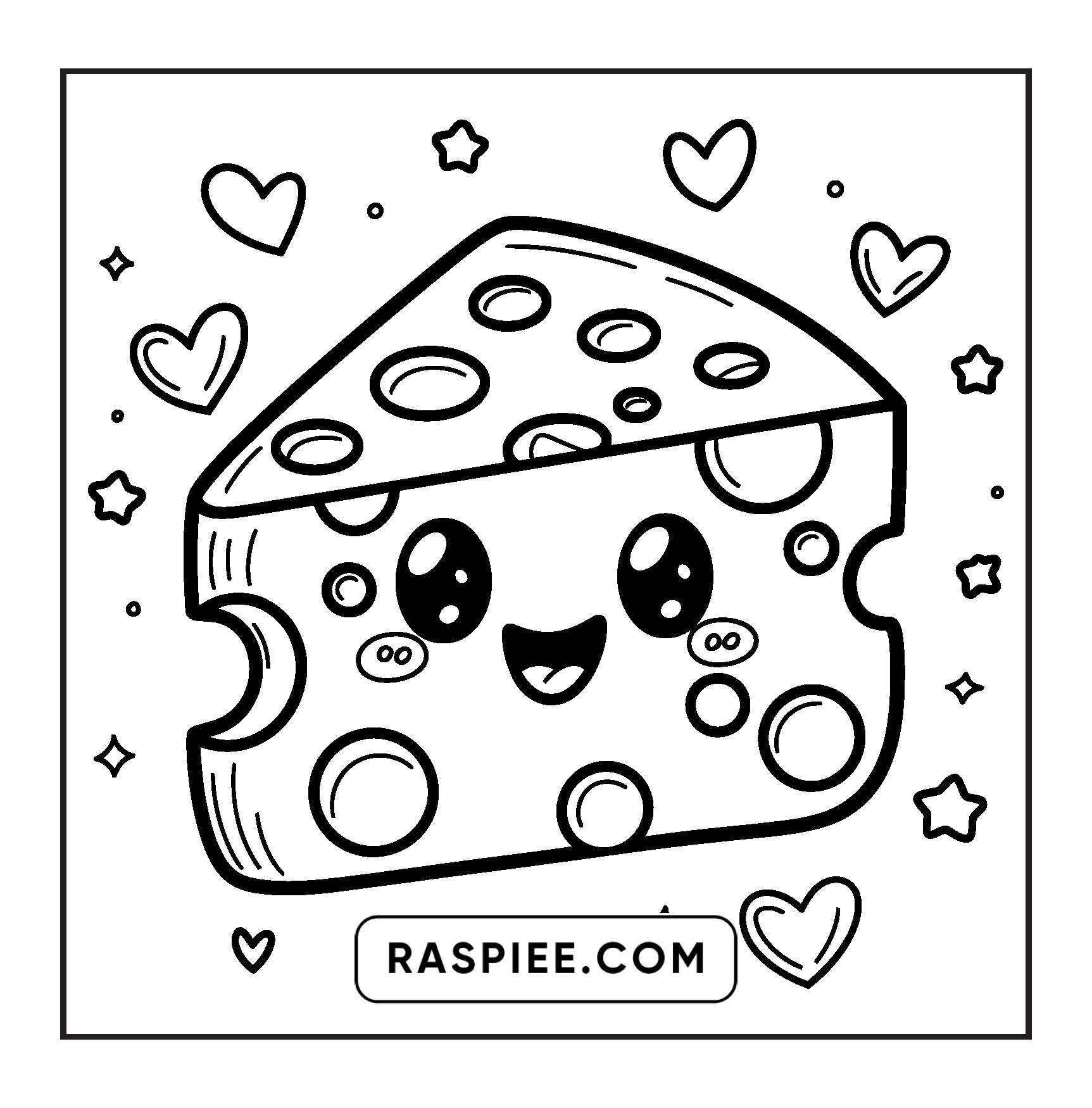 189 Bold and Easy Kawaii Food Coloring Pages