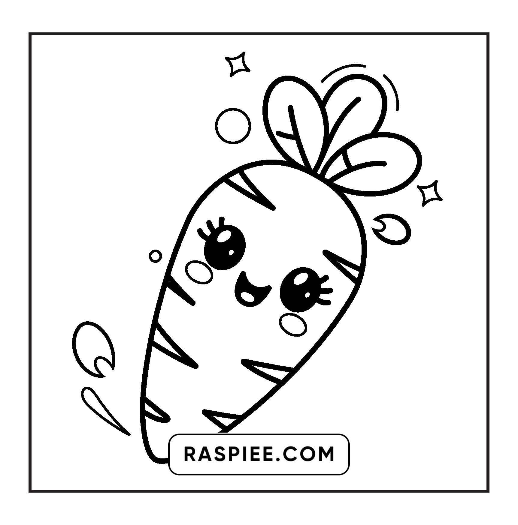 189 Bold and Easy Kawaii Food Coloring Pages