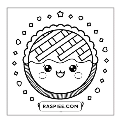 189 Bold and Easy Kawaii Food Coloring Pages