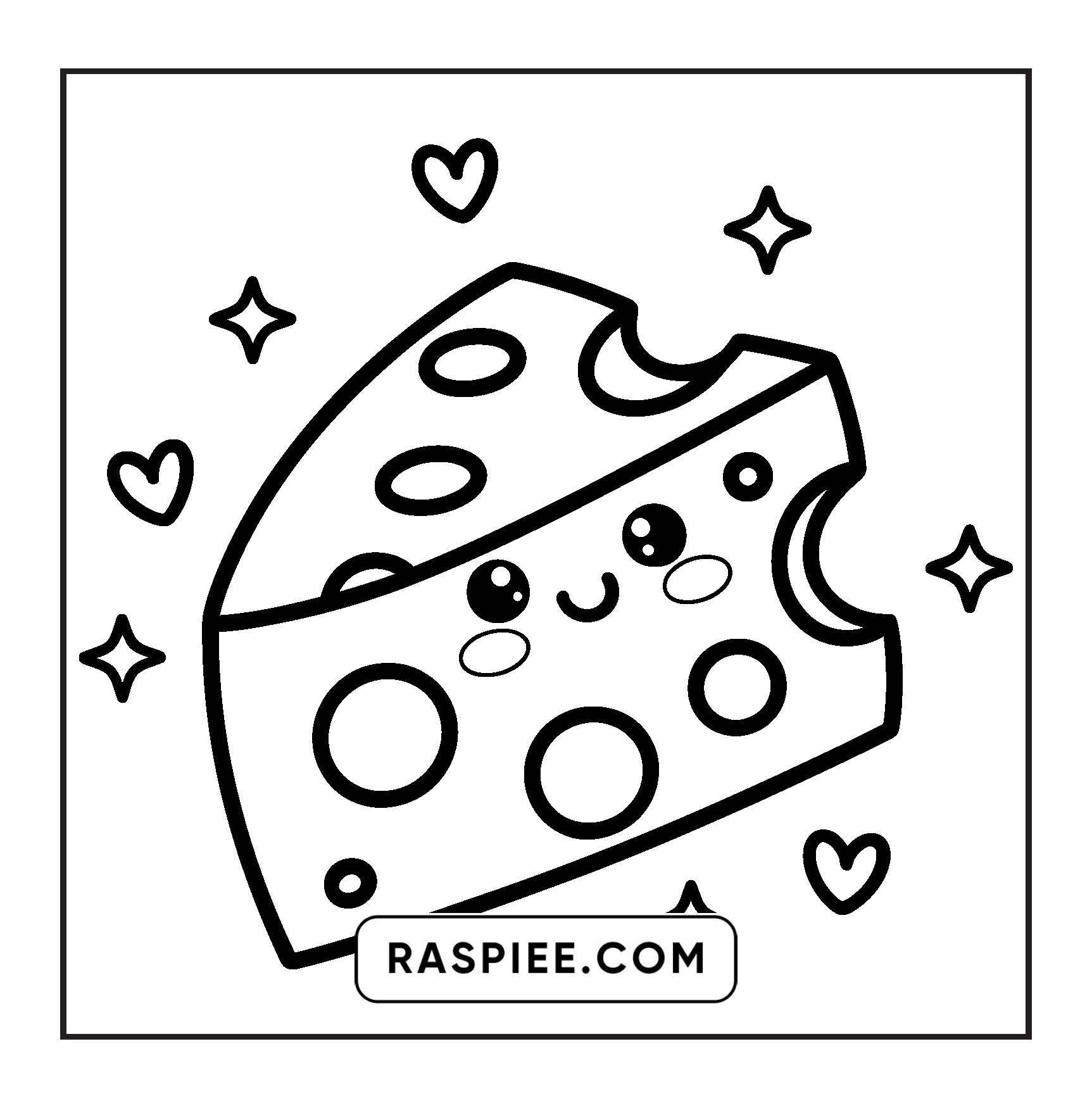 189 Bold and Easy Kawaii Food Coloring Pages