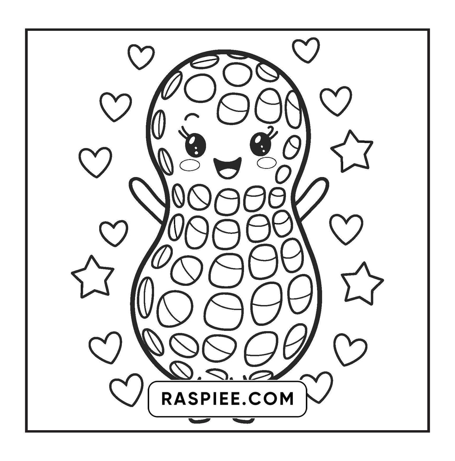 189 Bold and Easy Kawaii Food Coloring Pages