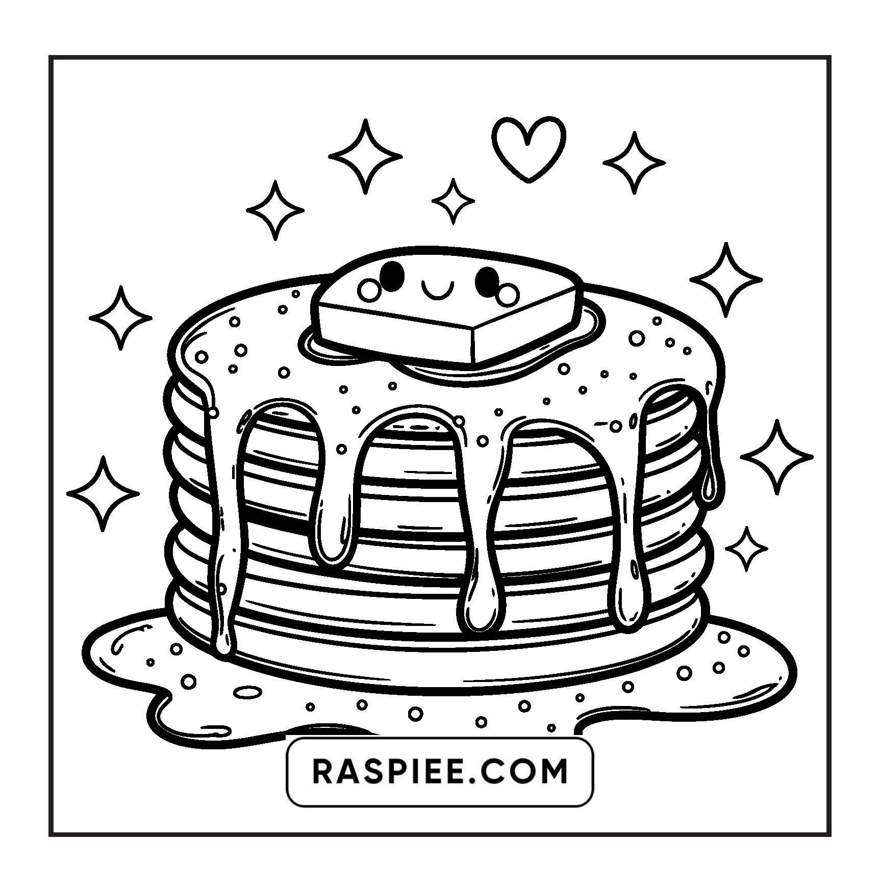 189 Bold and Easy Kawaii Food Coloring Pages