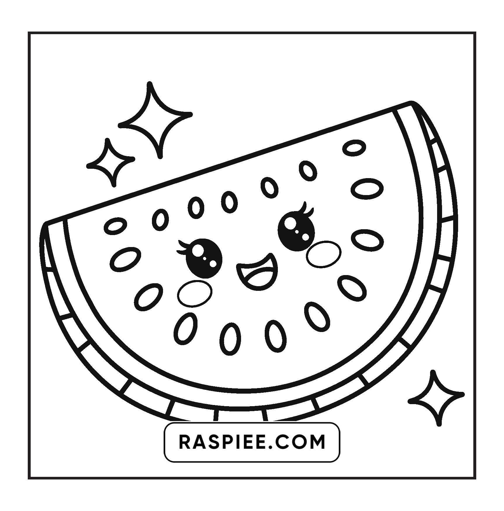 189 Bold and Easy Kawaii Food Coloring Pages