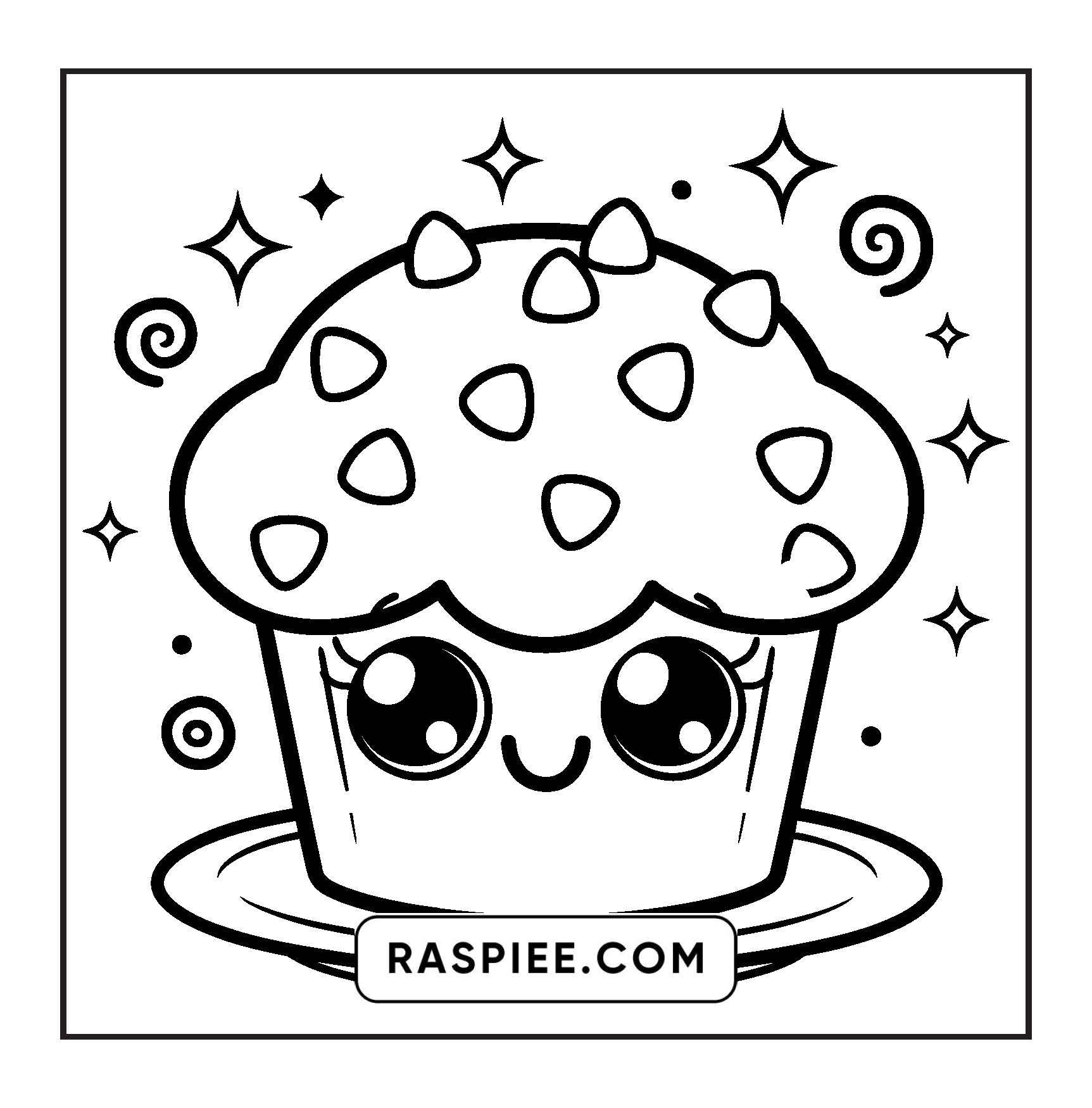 189 Bold and Easy Kawaii Food Coloring Pages