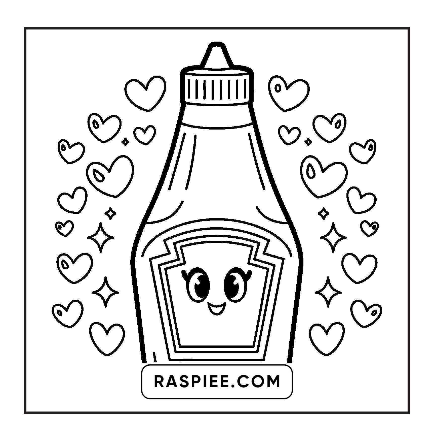 189 Bold and Easy Kawaii Food Coloring Pages
