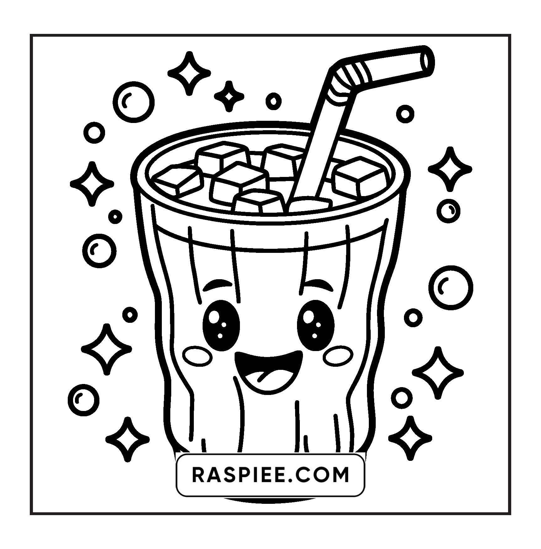 189 Bold and Easy Kawaii Food Coloring Pages