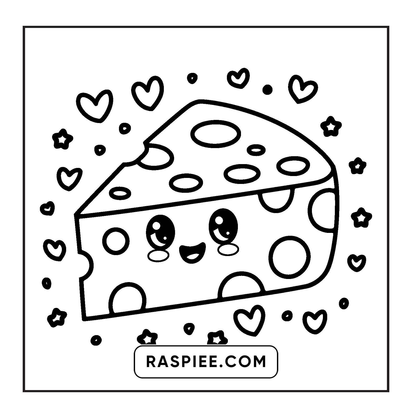 189 Bold and Easy Kawaii Food Coloring Pages