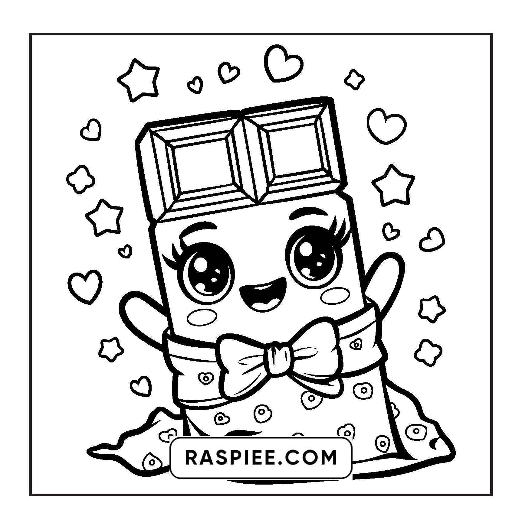 189 Bold and Easy Kawaii Food Coloring Pages