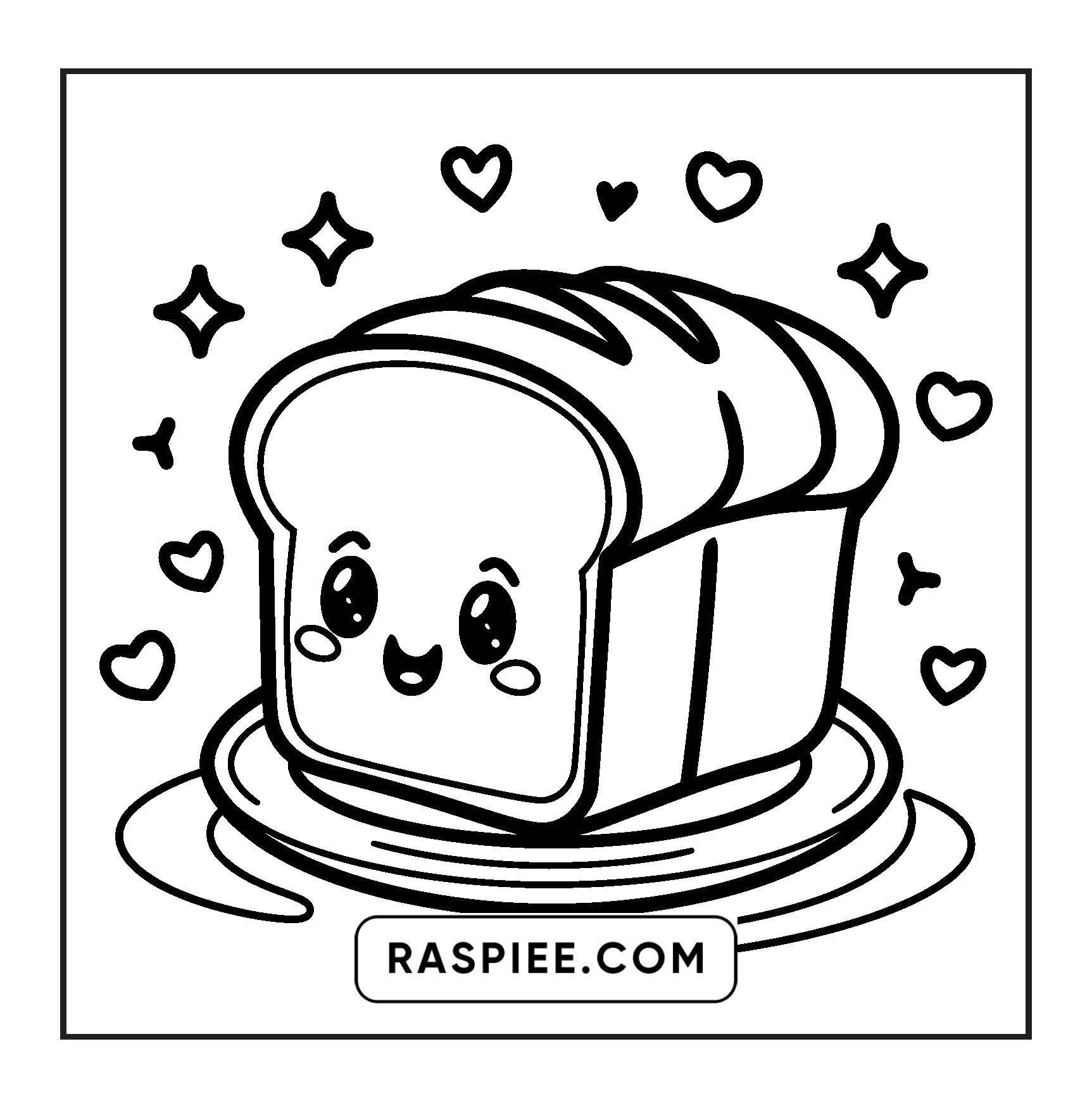 189 Bold and Easy Kawaii Food Coloring Pages