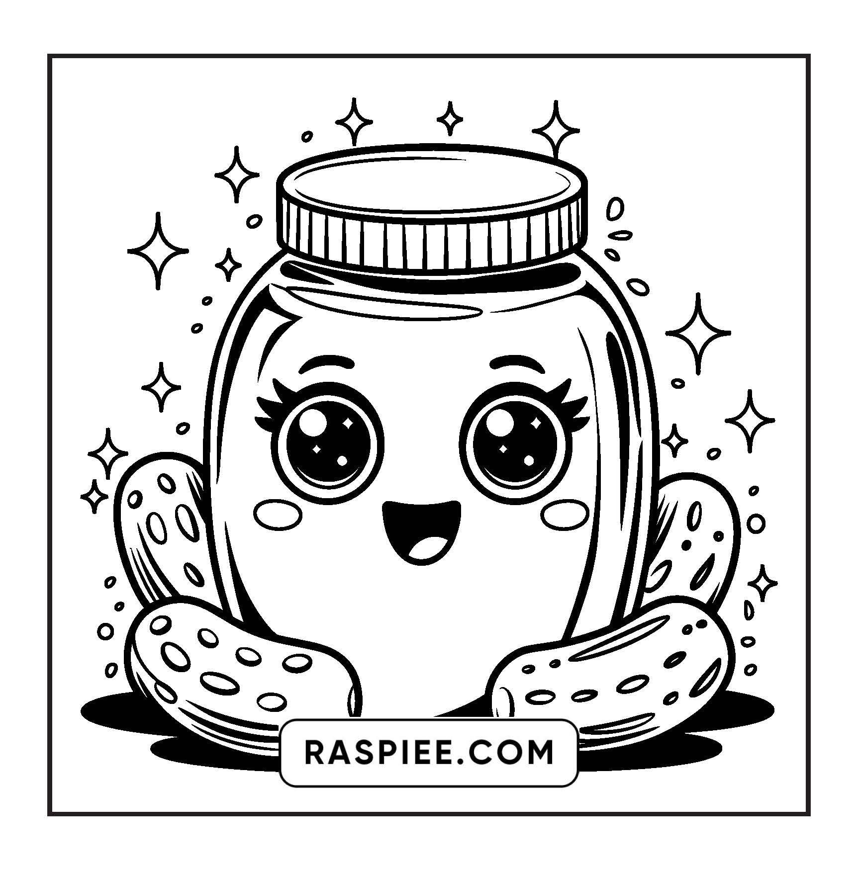 189 Bold and Easy Kawaii Food Coloring Pages