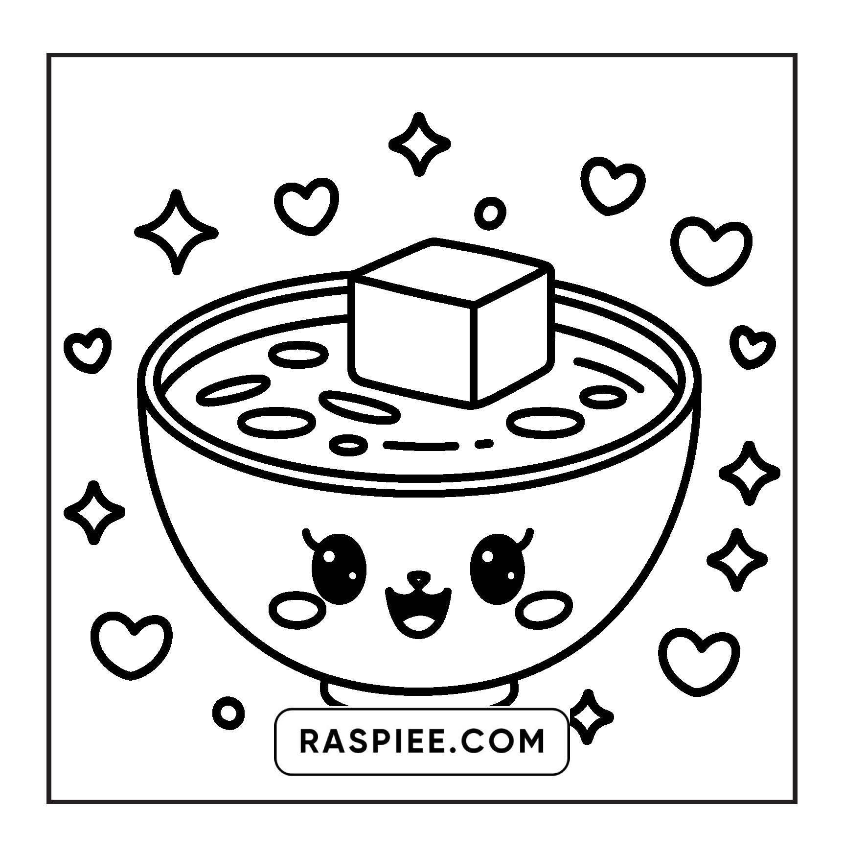 189 Bold and Easy Kawaii Food Coloring Pages