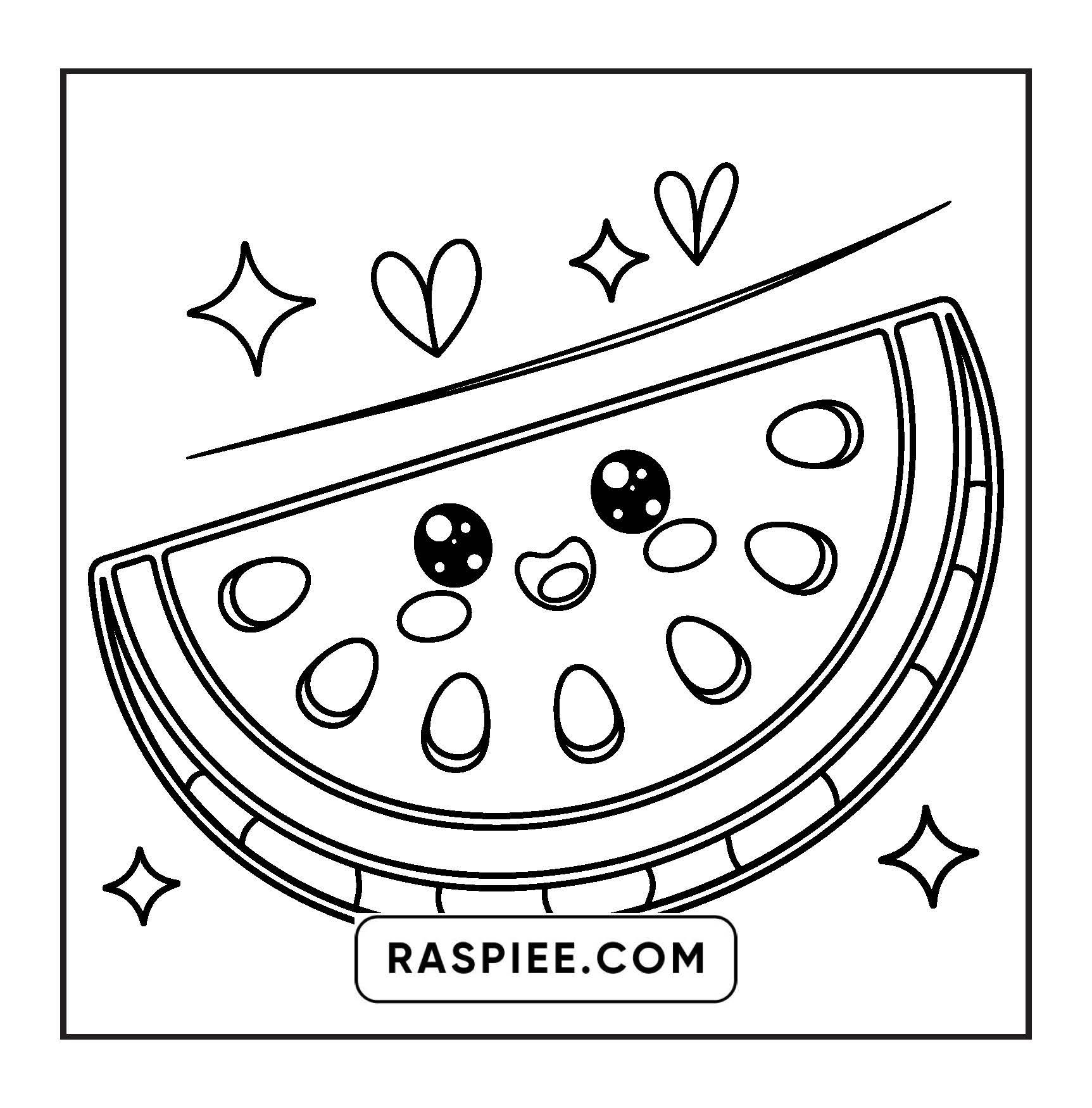 189 Bold and Easy Kawaii Food Coloring Pages