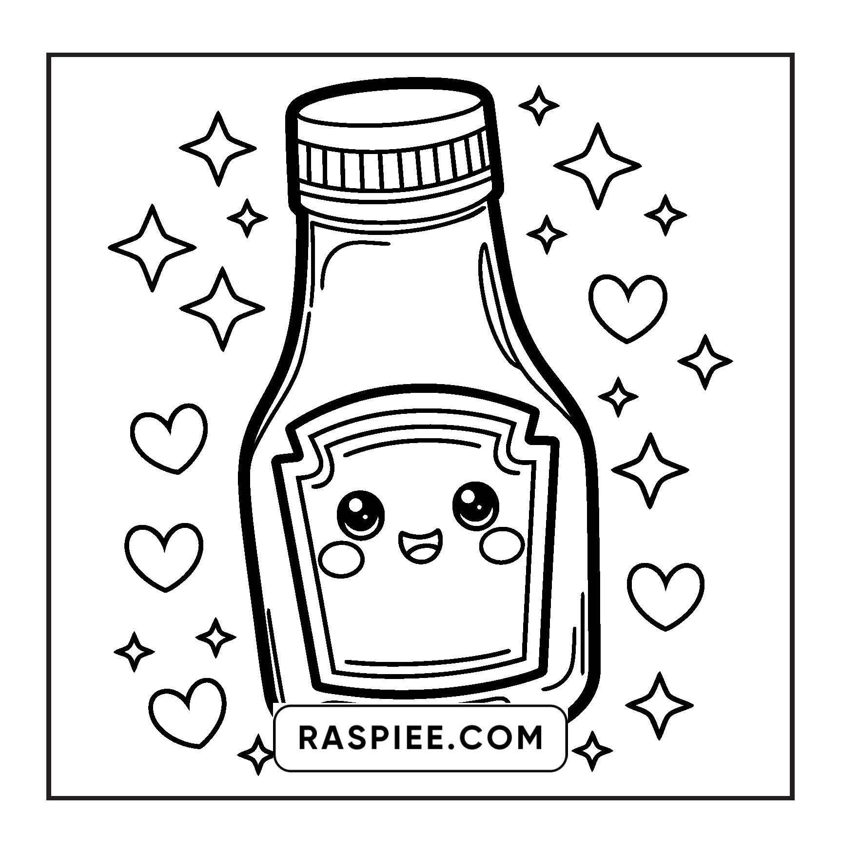 189 Bold and Easy Kawaii Food Coloring Pages