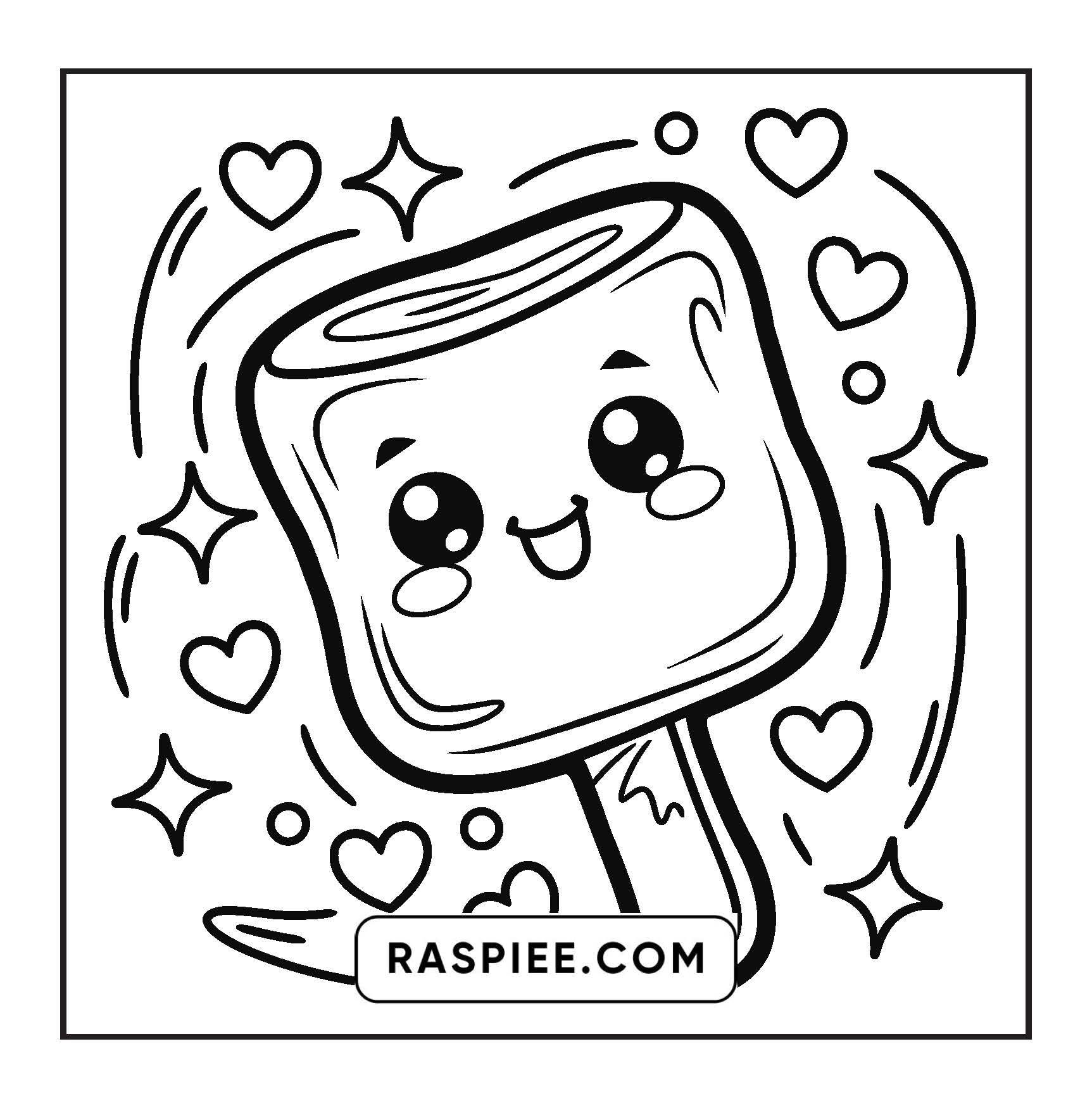 189 Bold and Easy Kawaii Food Coloring Pages