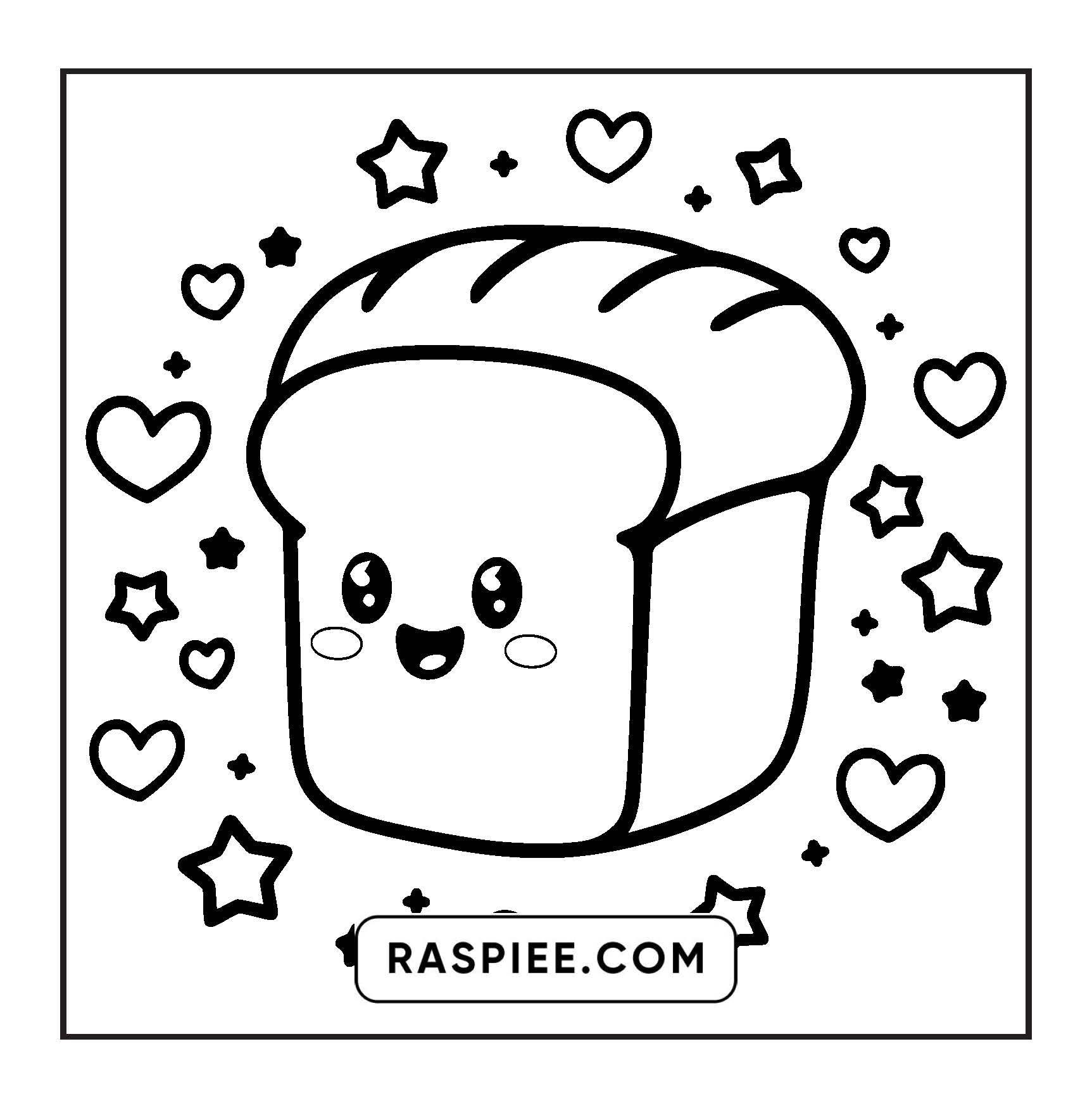 189 Bold and Easy Kawaii Food Coloring Pages
