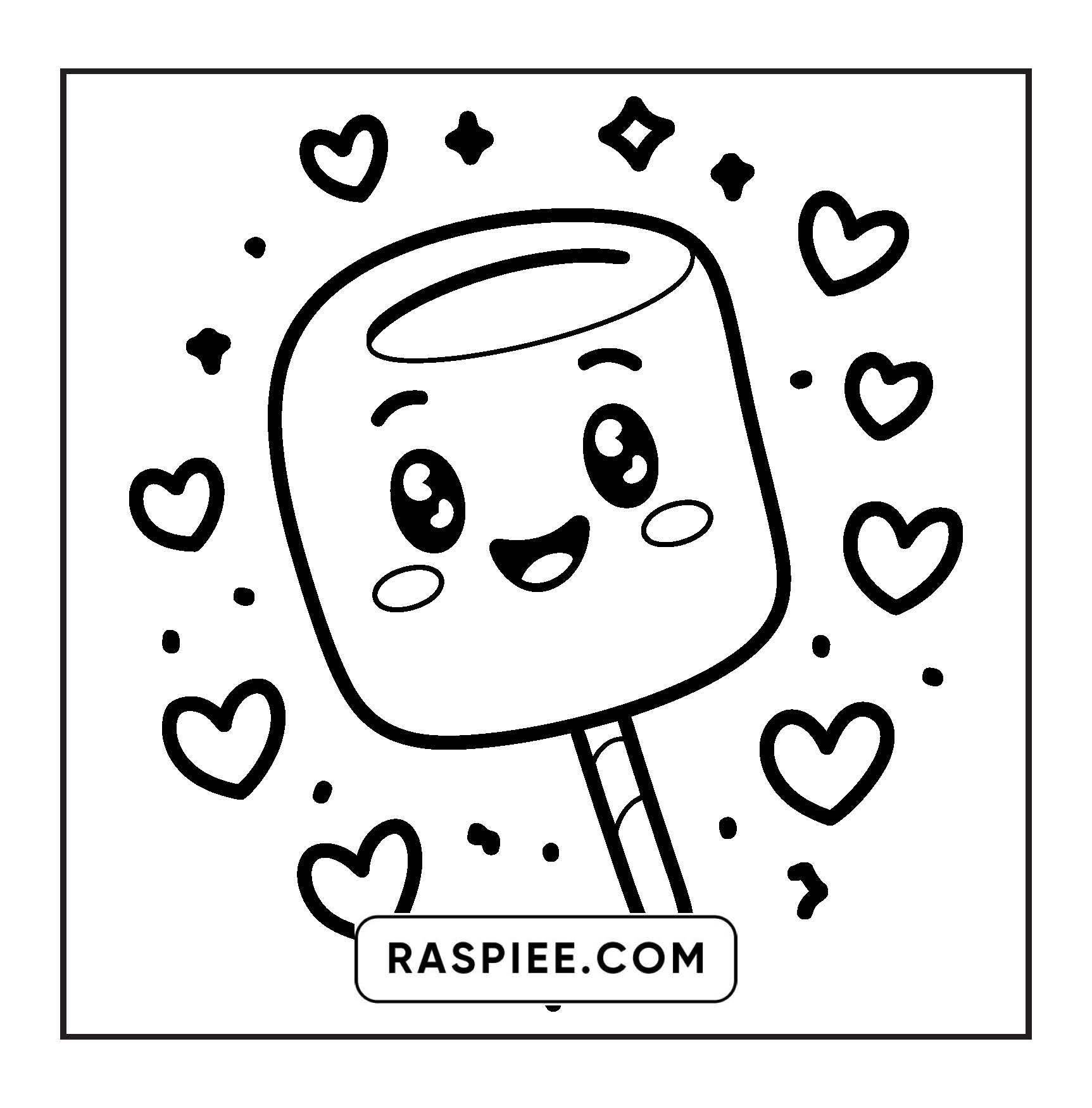 189 Bold and Easy Kawaii Food Coloring Pages